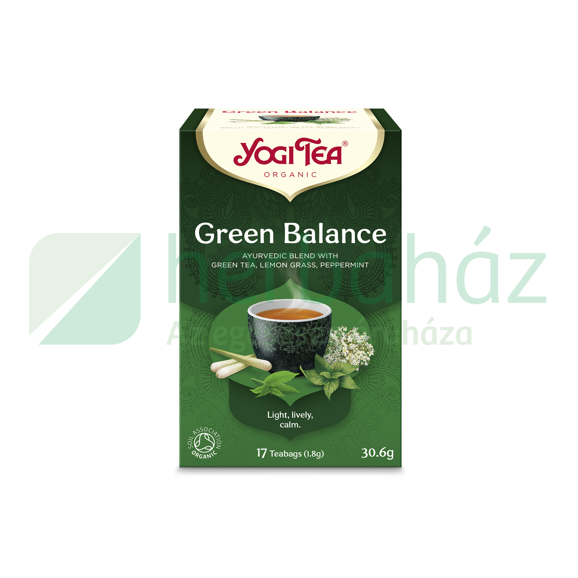 BIO YOGI TEA ZÖLD TEA EGYENSÚLY 17DB