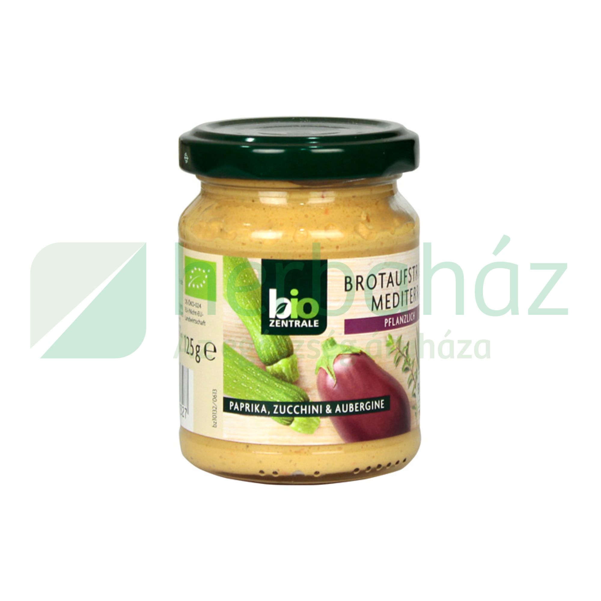 BIO ZENTRALE MEDITERRÁN KENYÉRPÁSTÉTOM 125G