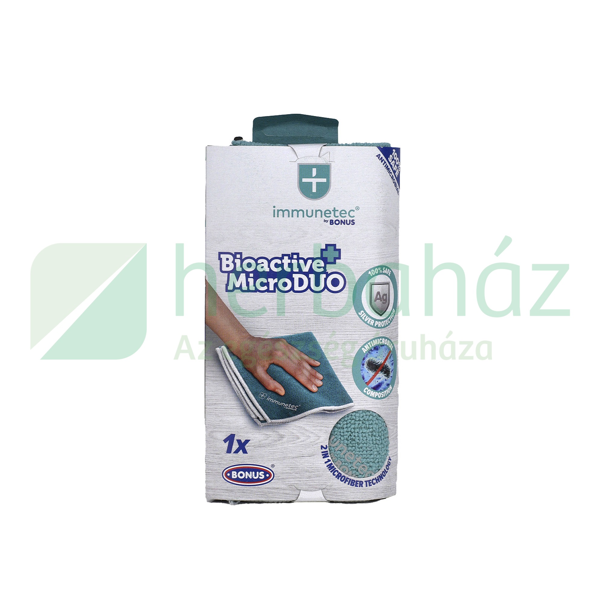 BIOACTIVE MICRODUO 2IN1 MIKROSZÁLAS KENDŐ 1DB