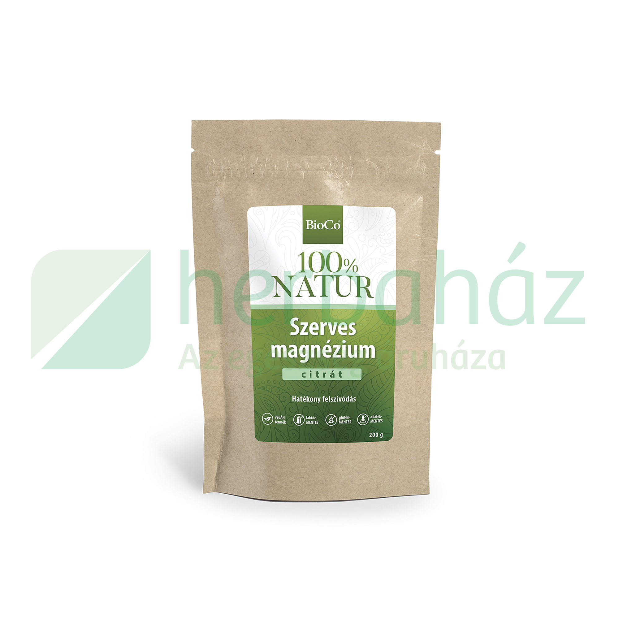 BIOCO 100% NATUR SZERVES MAGNÉZIUM CITRÁT POR 200G