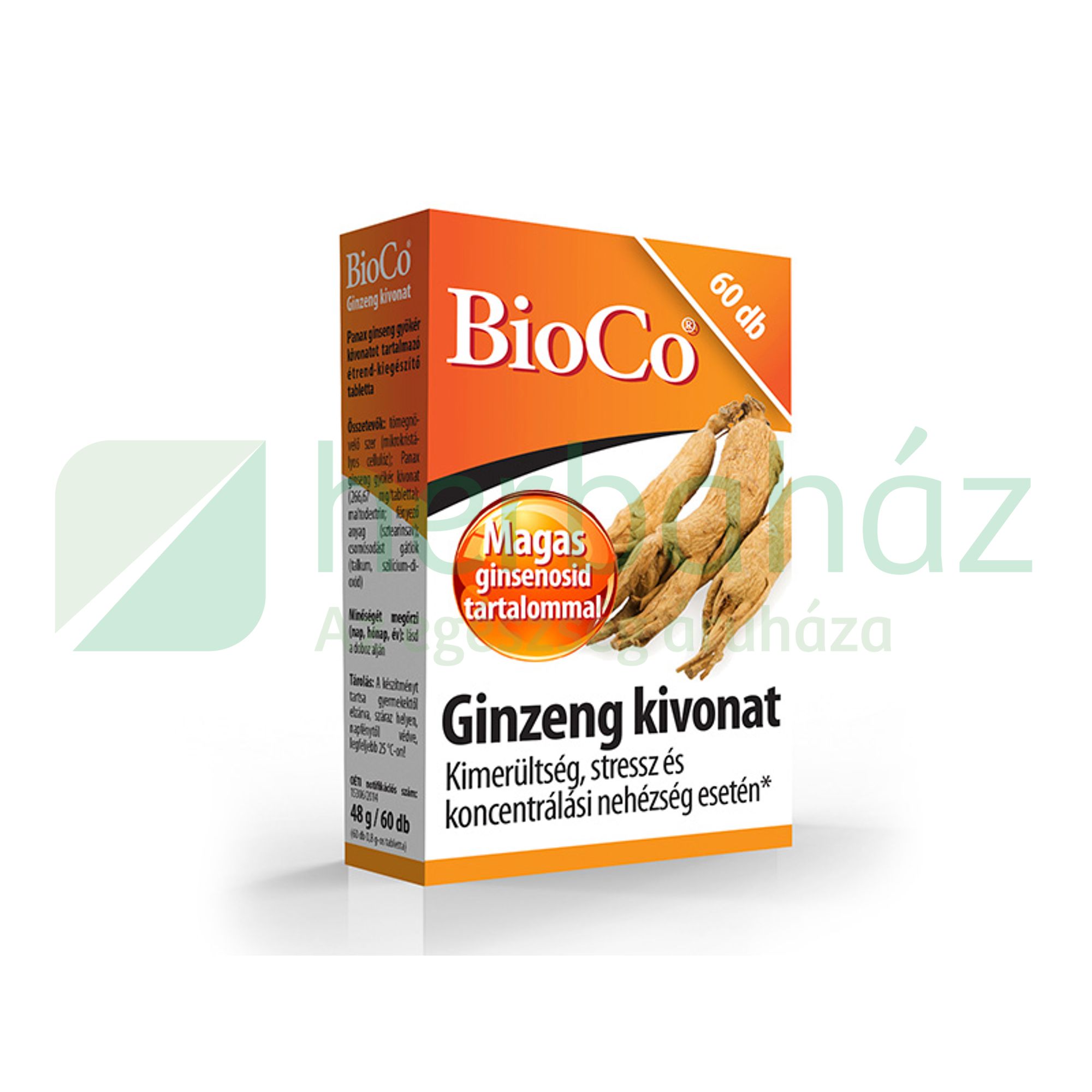 BIOCO GINZENG KIVONAT 60DB