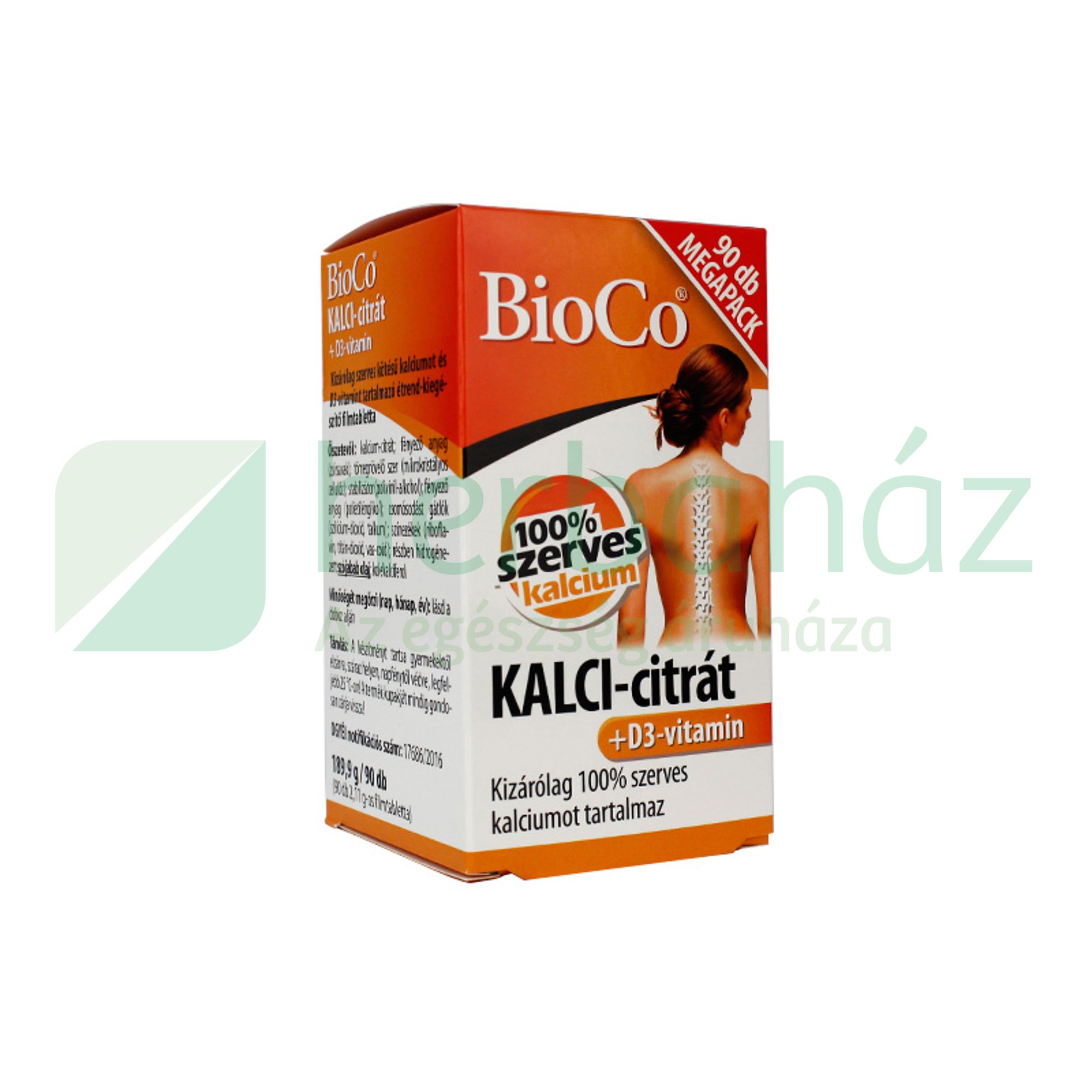 BIOCO KALCI-CITRÁT+D3 VITAMIN MEGAPACK 90DB