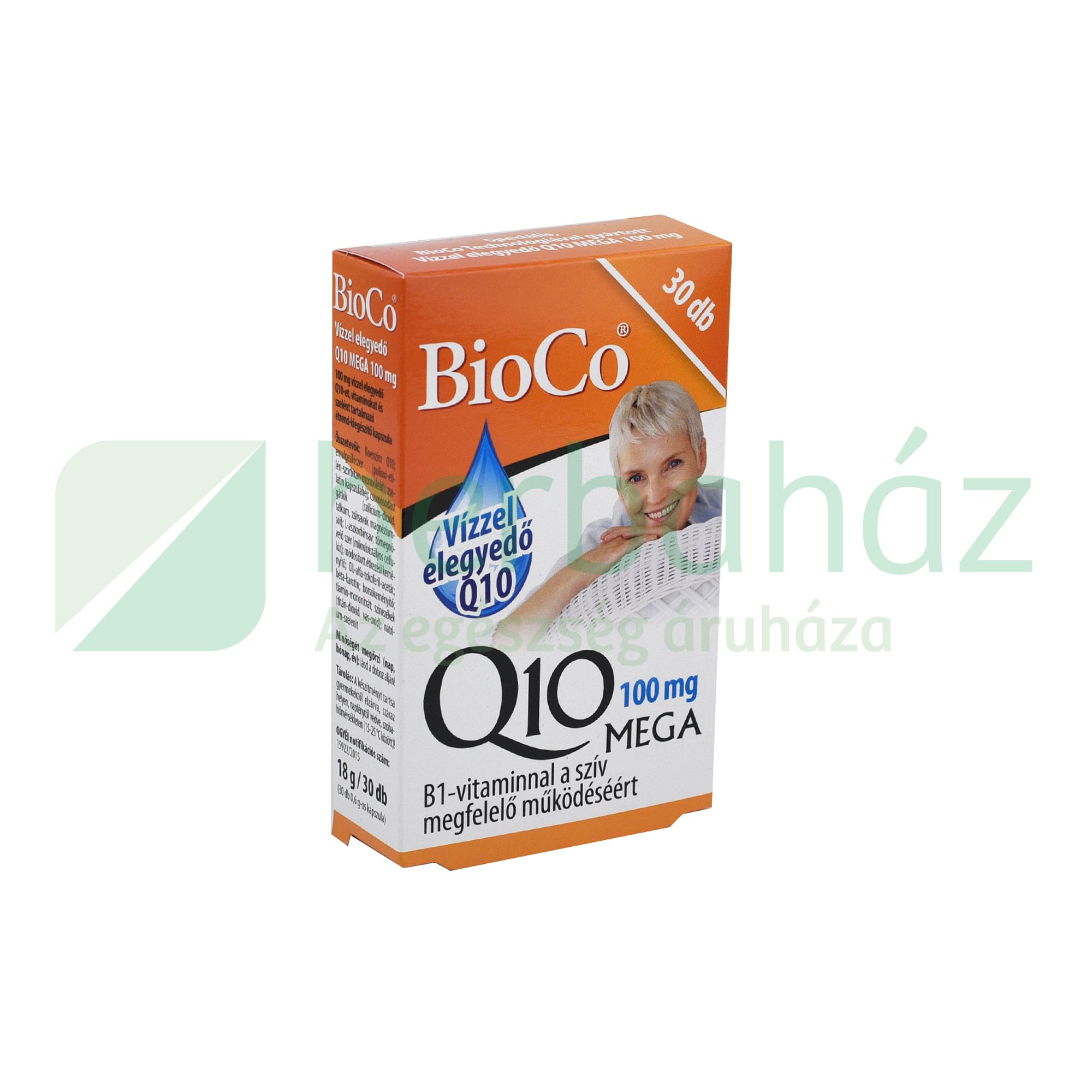 BIOCO Q10 100MG MEGA KAPSZULA 30DB