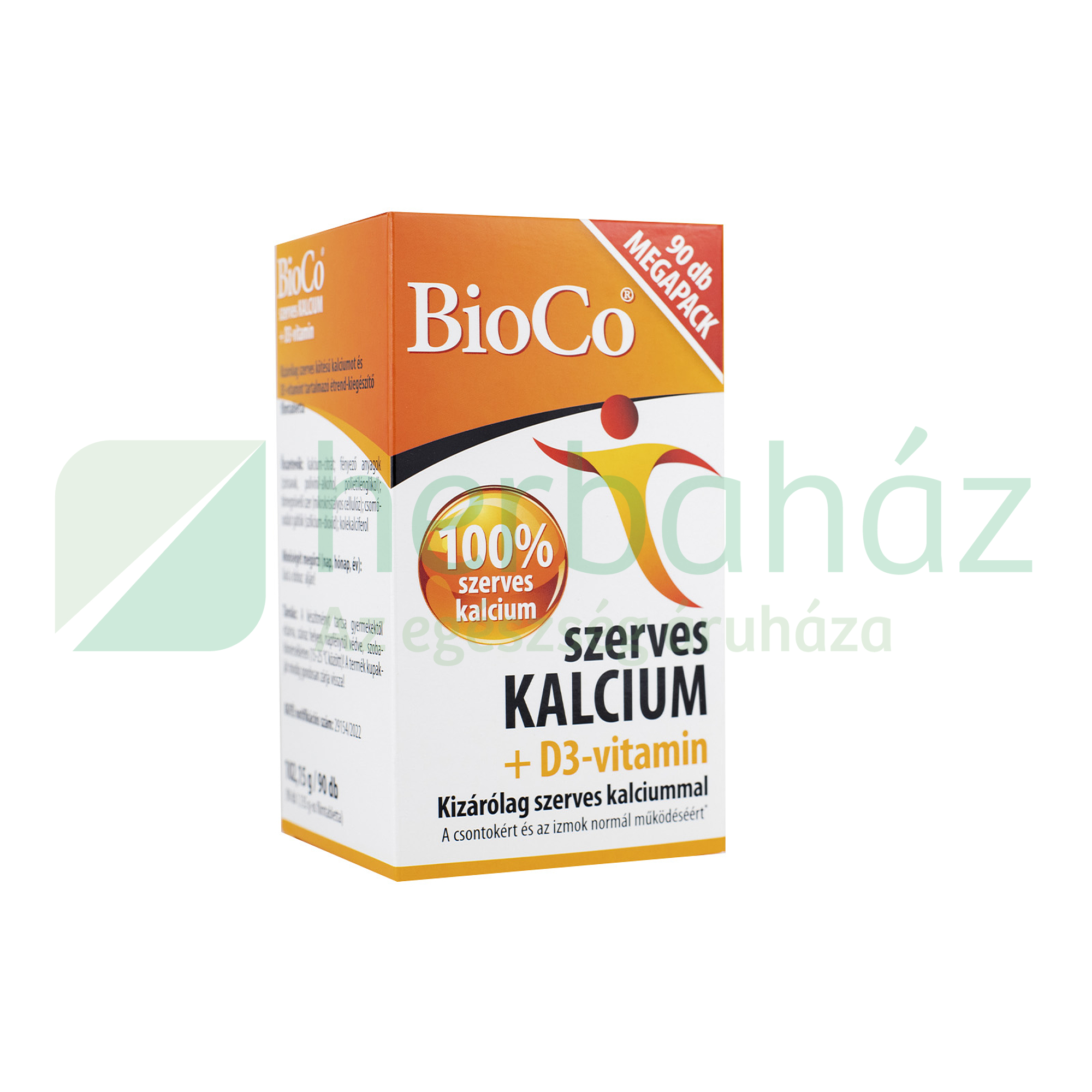 BIOCO SZERVES KALCIUM + D3-VITAMIN 90DB