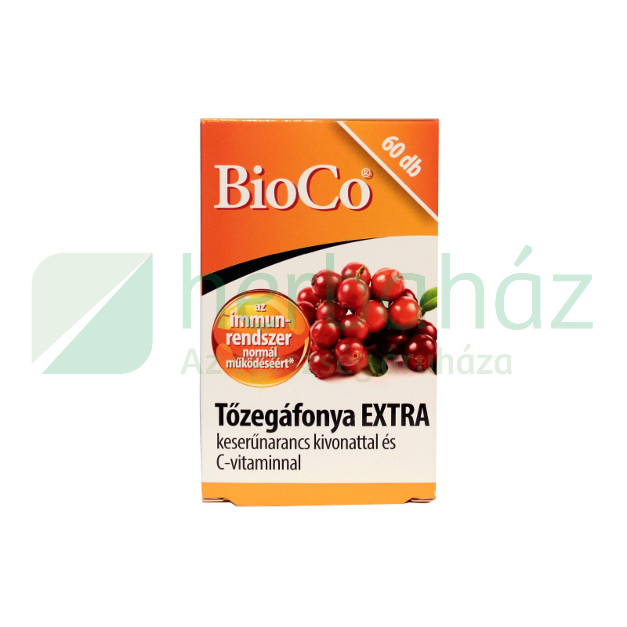 BIOCO TŐZEGÁFONYA EXTRA TABLETTA C-VITAMINNAL 60DB