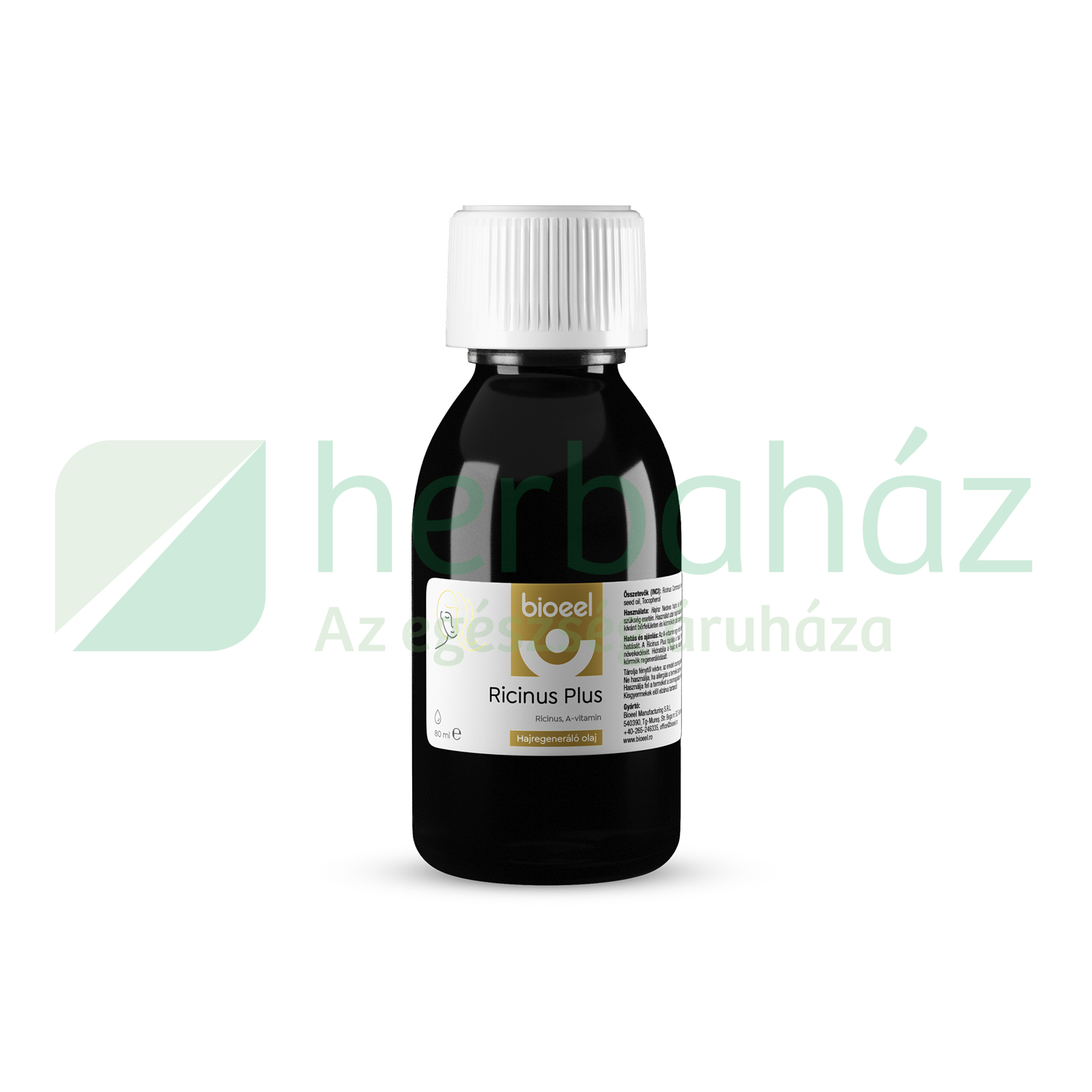 BIOEEL RICINUS PLUS RICINUSOLAJ A-VITAMINNAL 80G