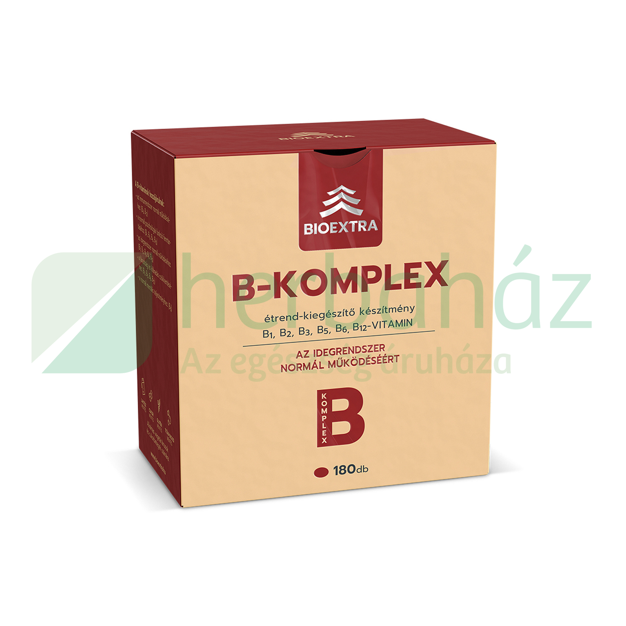 BIOEXTRA B-KOMPLEX ÉTREND-KIEGÉSZÍTŐ LÁGYZSELATIN KAPSZULA 180DB