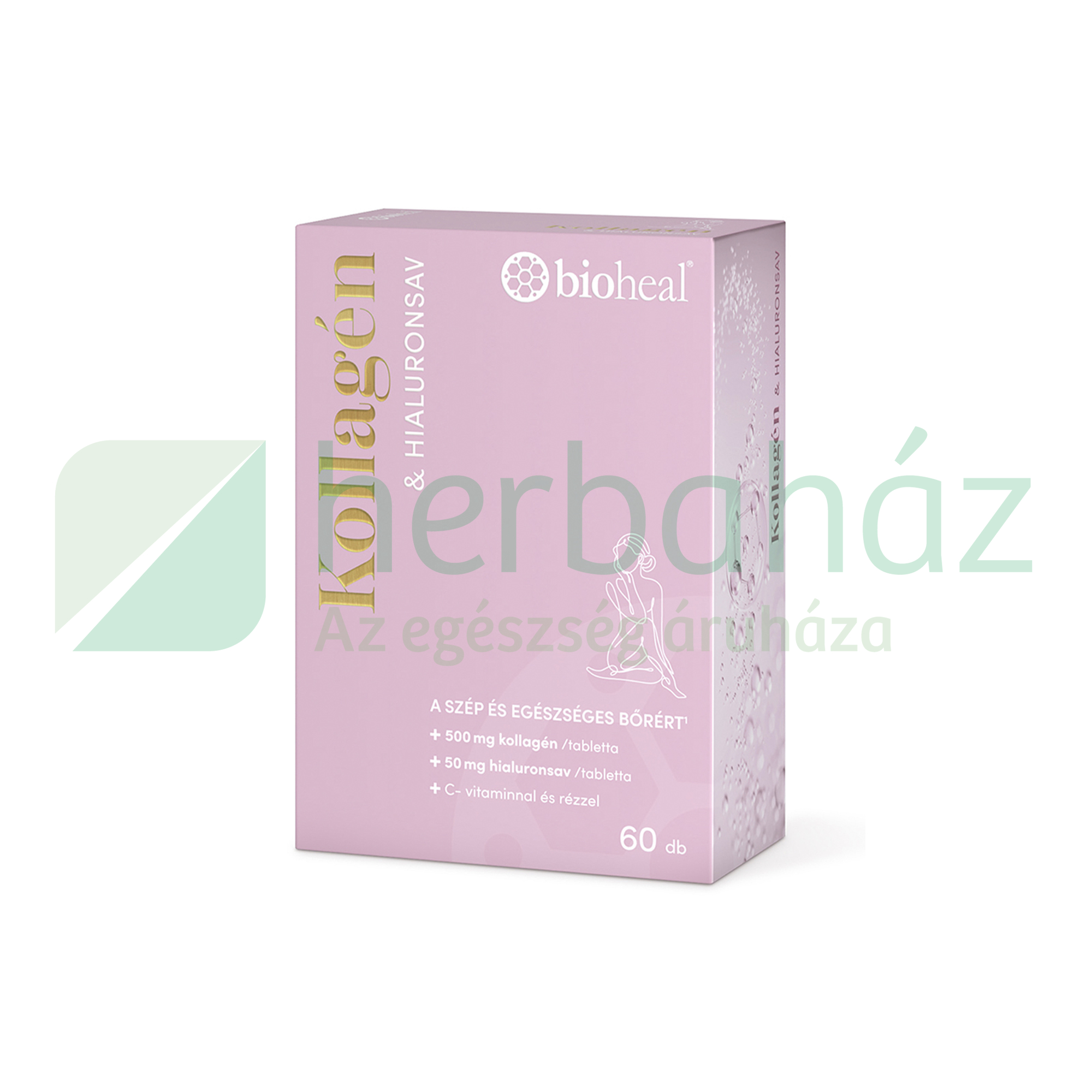 BIOHEAL KOLLAGÉN ÉS HIALURONSAV FILMTABLETTA 60DB