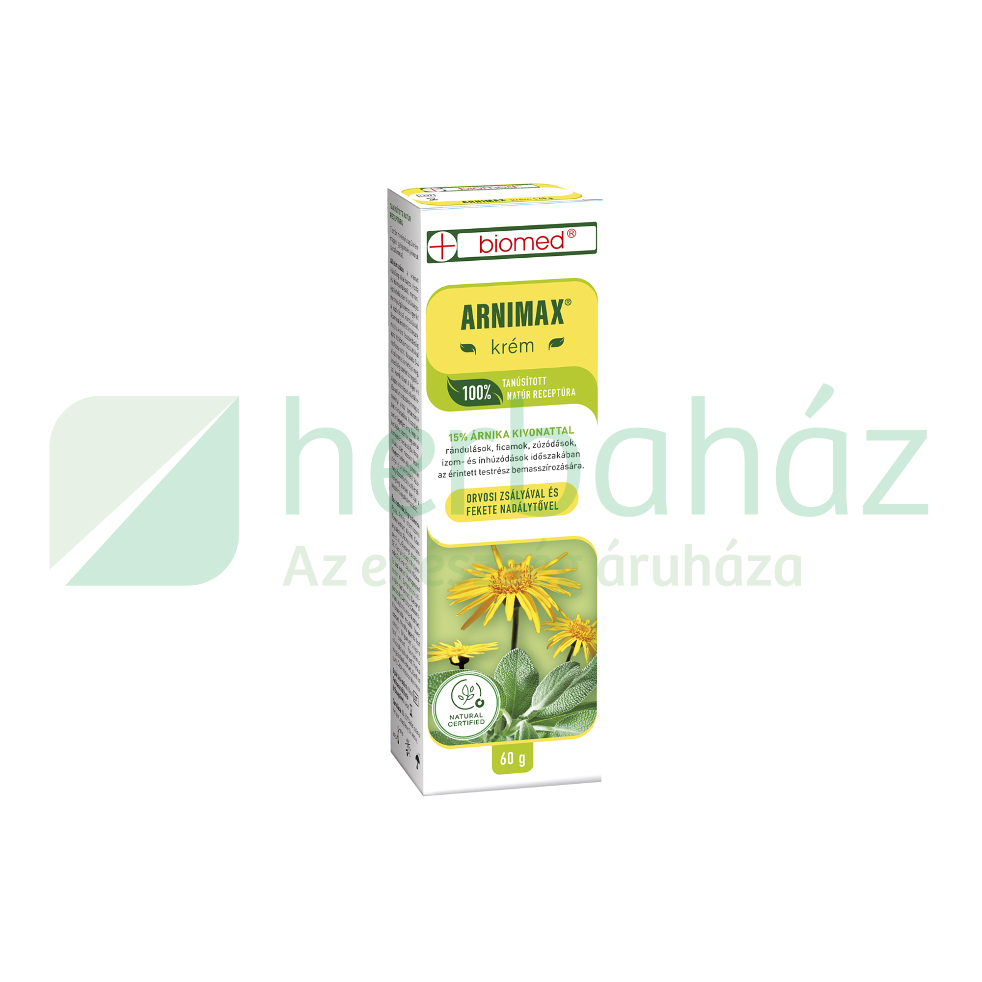 BIOMED ARNIMAX KRÉM 15% ÁRNIKA KIVONATTAL 60G