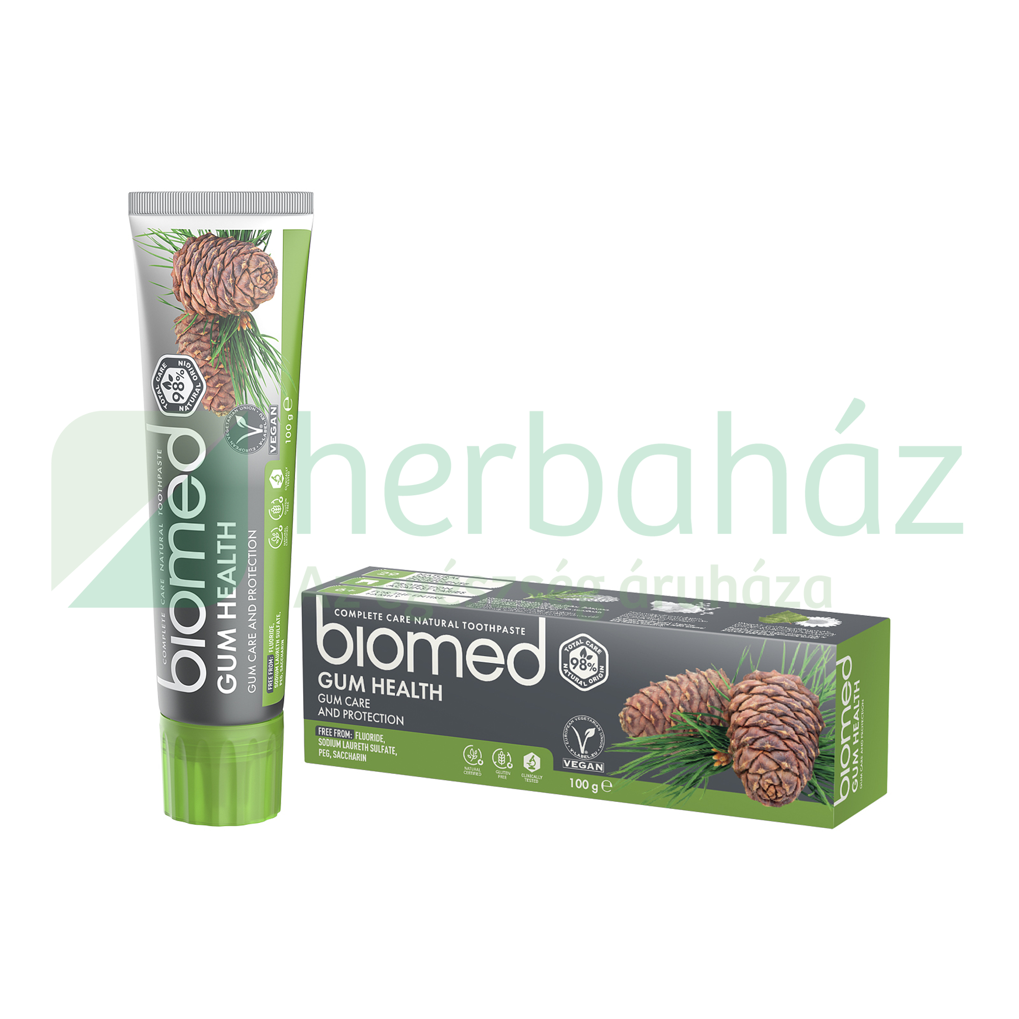 BIOMED GUM HEALTH FOGKRÉM FLUORIDMENTES 100G