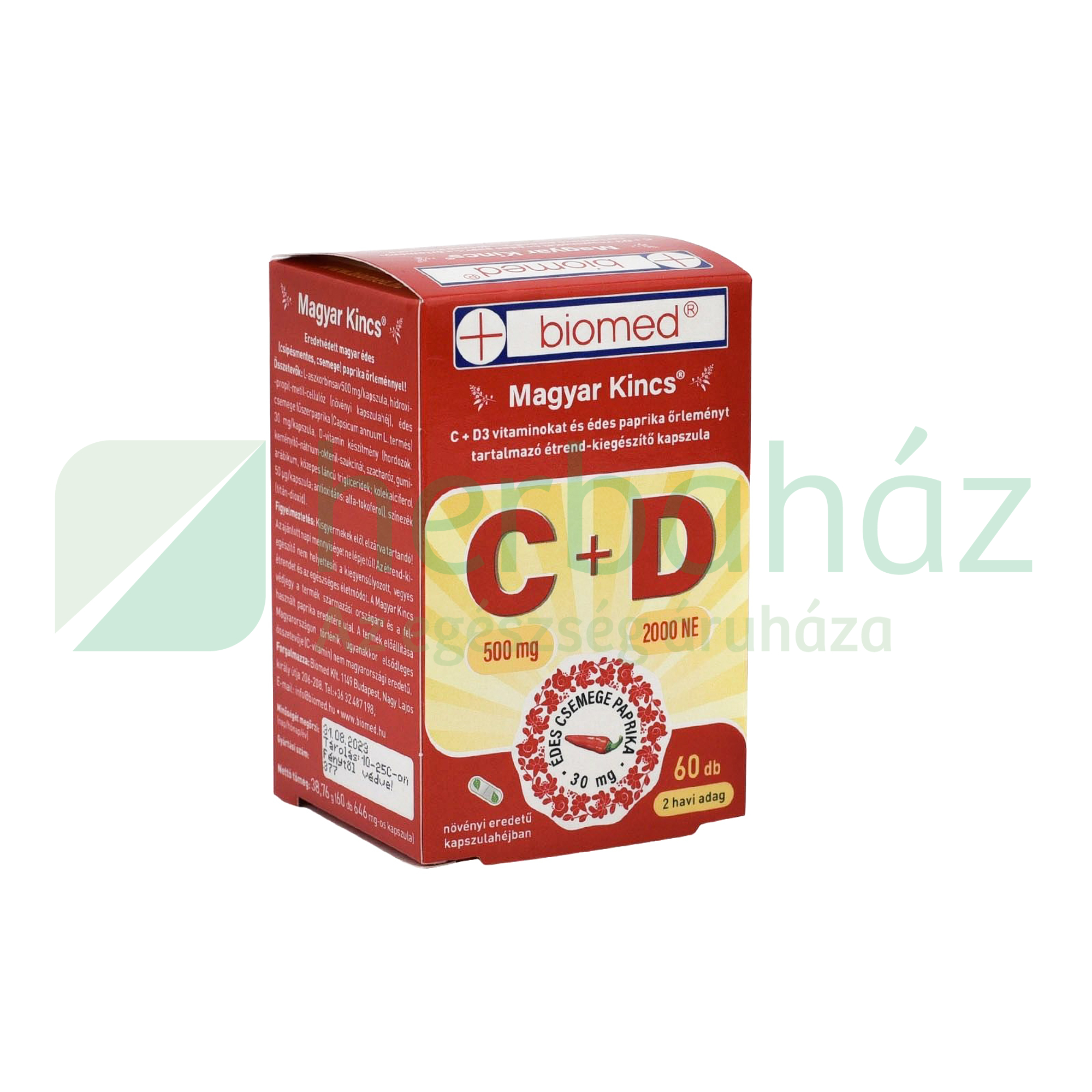 BIOMED MAGYAR KINCS C+D VITAMIN KAPSZULA 60DB