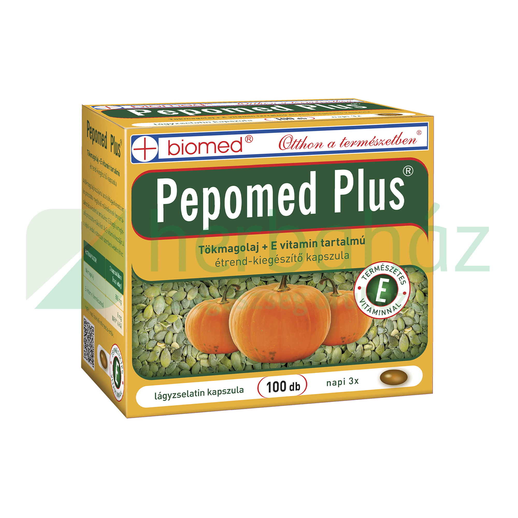 BIOMED PEPOMED PLUS KAPSZULA 100DB