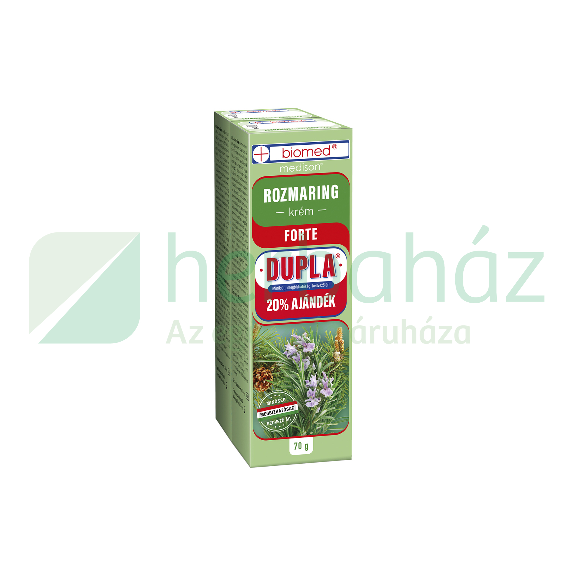 BIOMED ROZMARING KRÉM FORTE DUPLA 2X70G