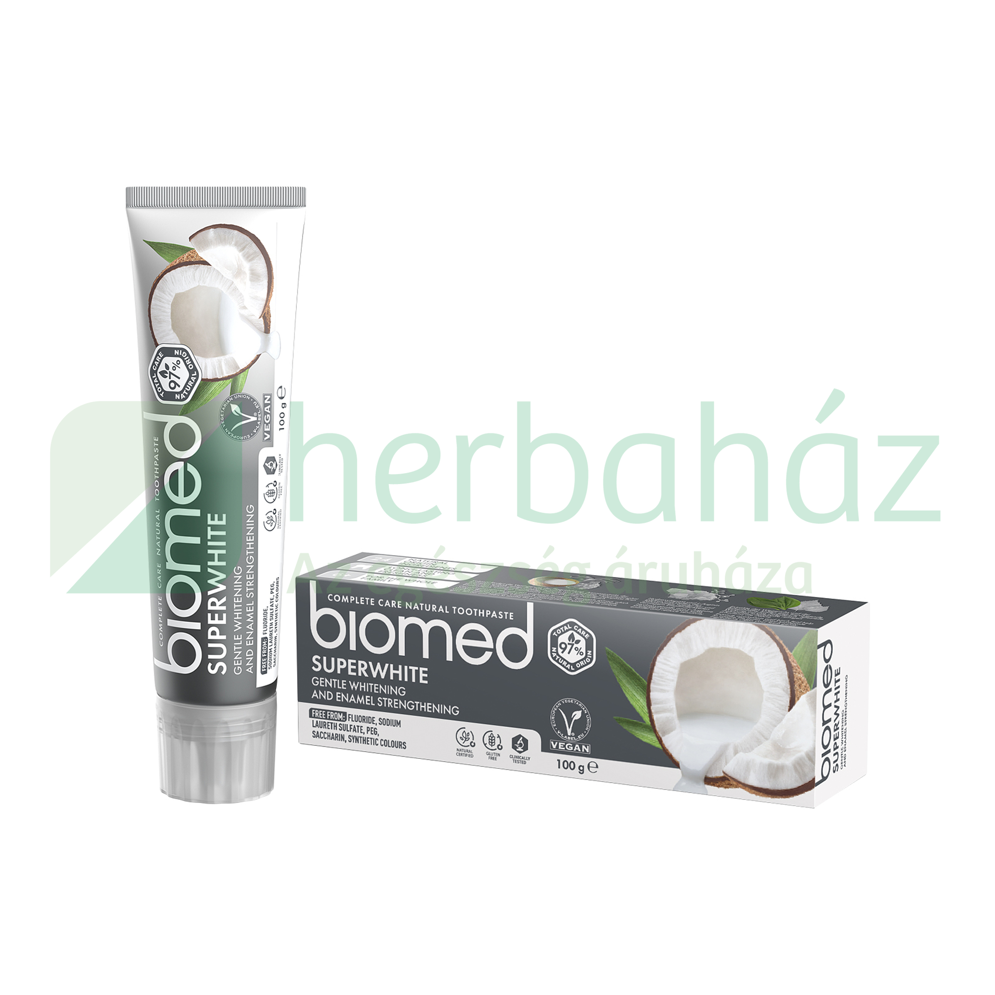 BIOMED SUPERWHITE FOGKRÉM FLUORIDMENTES 100G