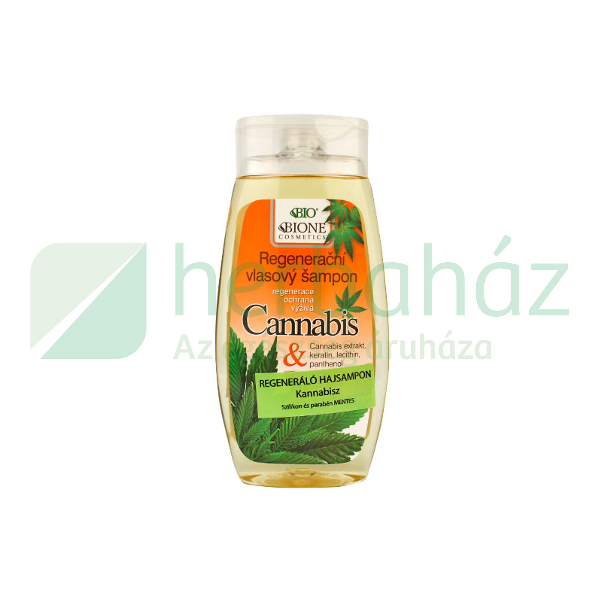 BIONE COSMETICS CANNABIS REGENERÁLÓ HAJSAMPON 250ML