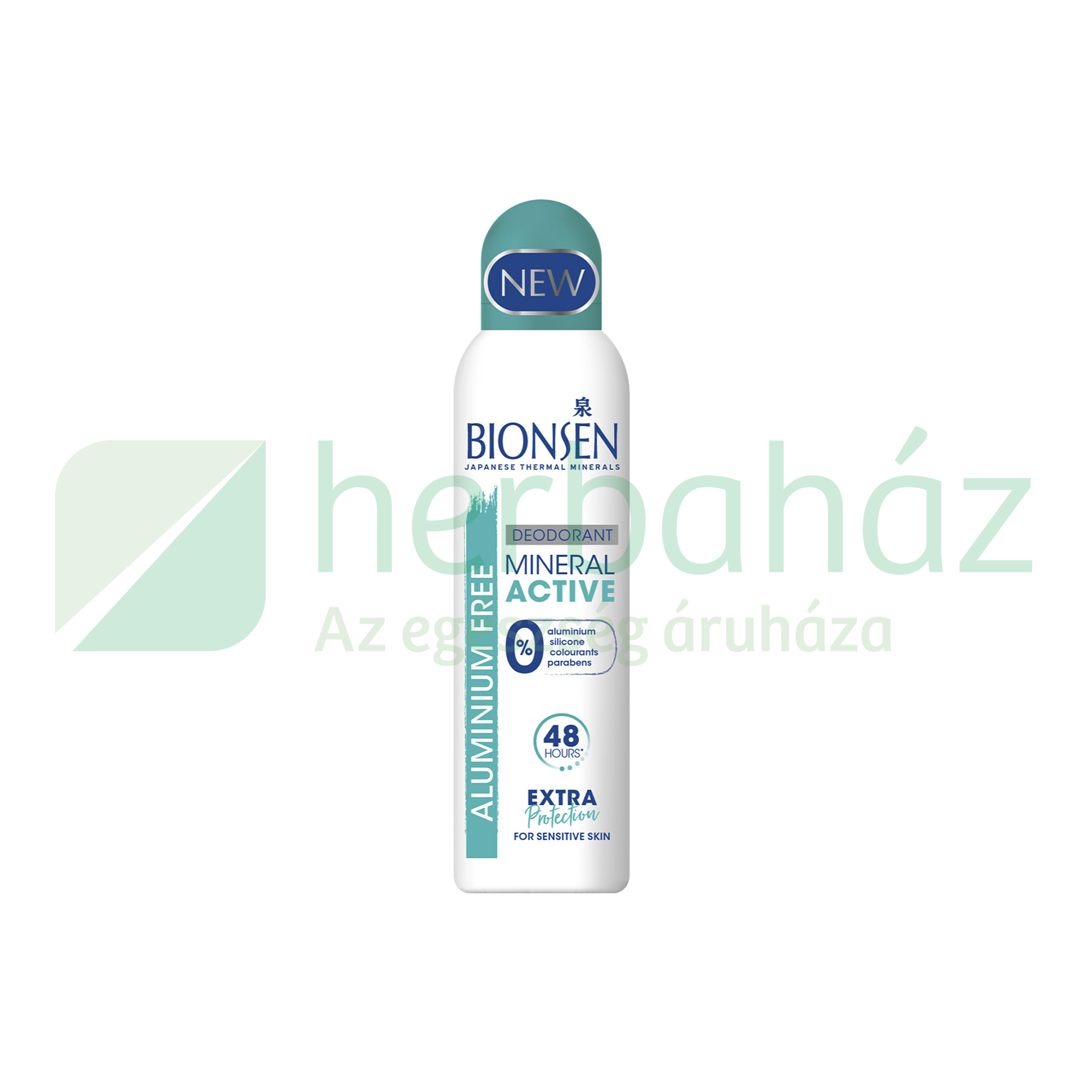 BIONSEN DEODORANT MINERAL ACTIVE ALUMINIUM MENTES 150ML