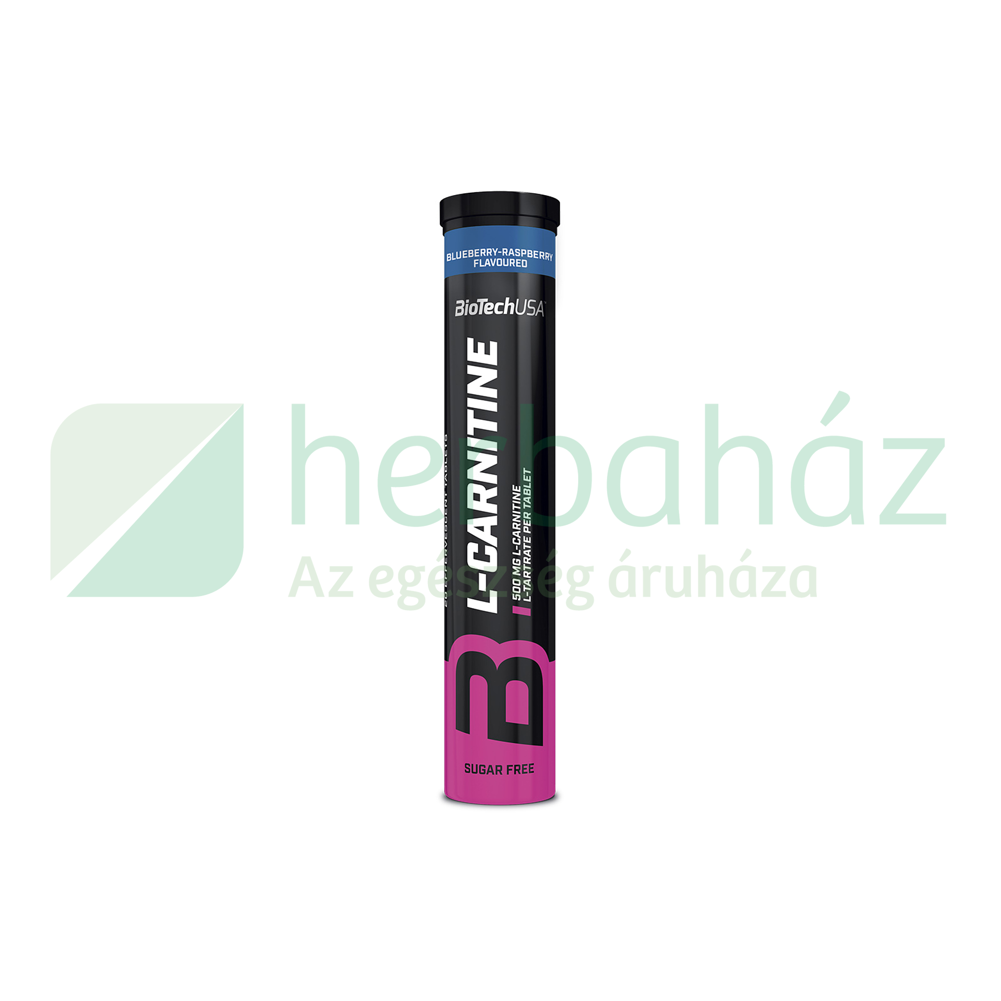 BIOTECHUSA L-CARNITINE PEZSGŐTABLETTA  500MG ÁFONYA-MÁLNA ÍZŰ 20DB