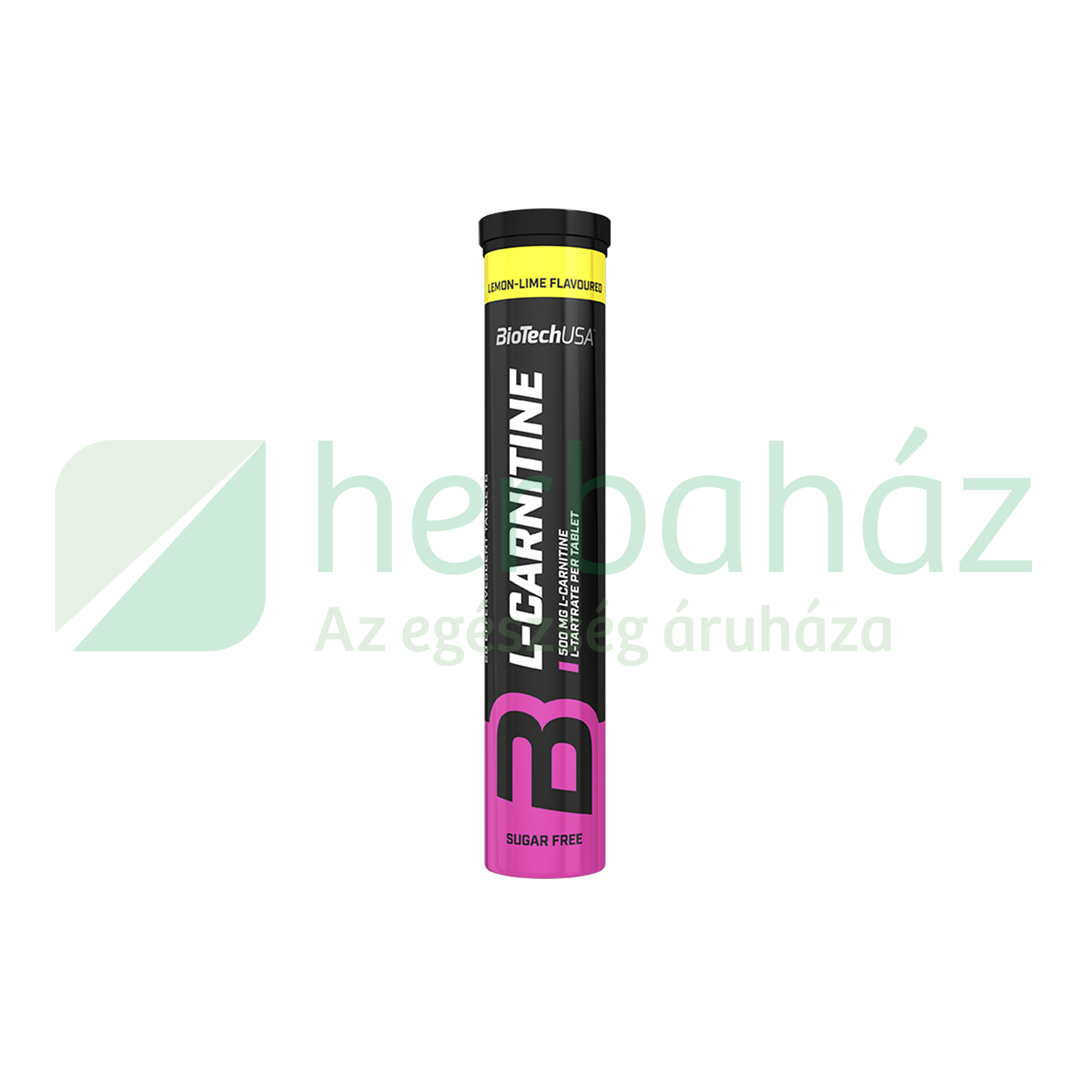 BIOTECHUSA L-CARNITINE PEZSGŐTABLETTA  500MG CITROM-LIME ÍZŰ 20DB