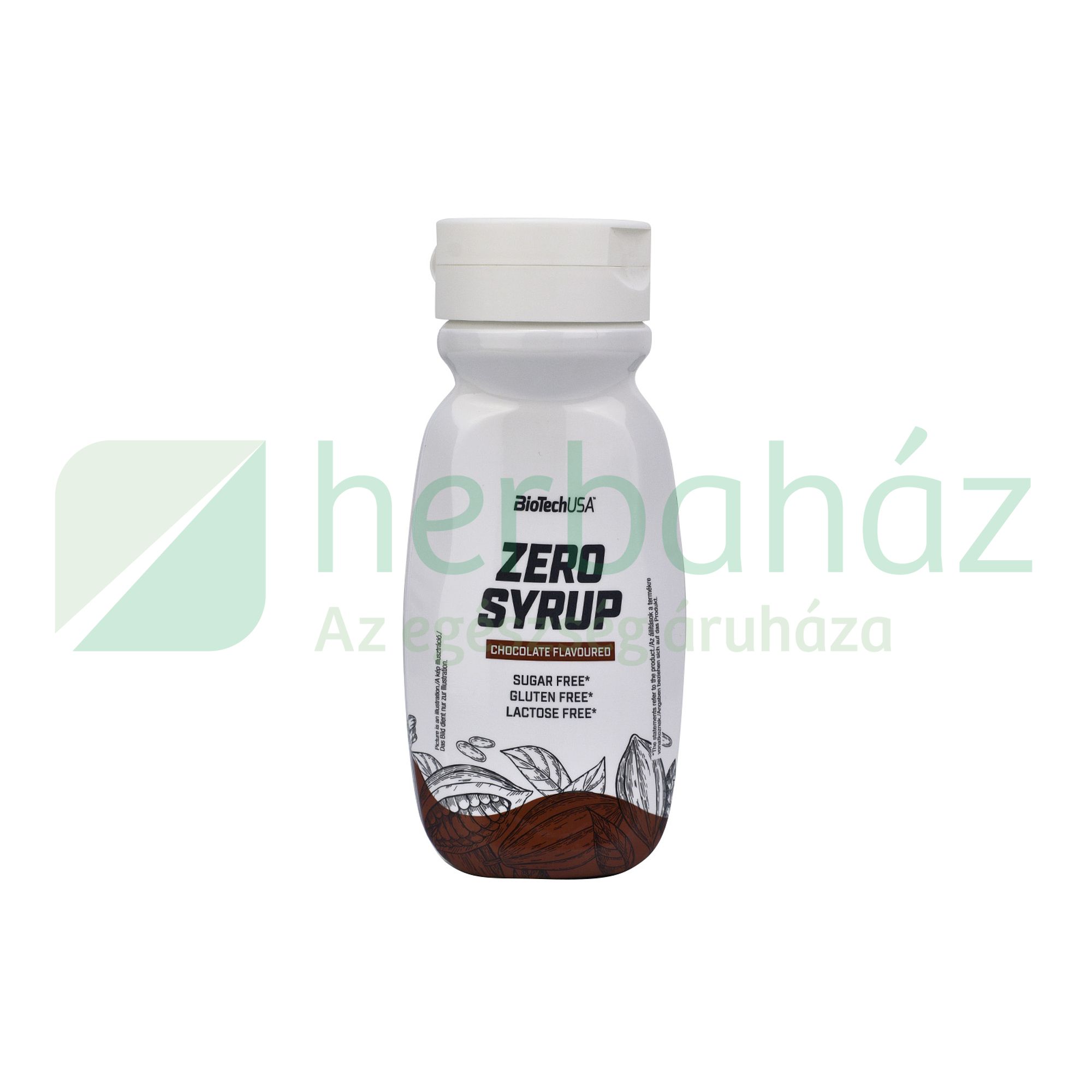 BIOTECHUSA LAKTÓZMENTES ZERO SYRUP CSOKOLÁDÉ 320ML