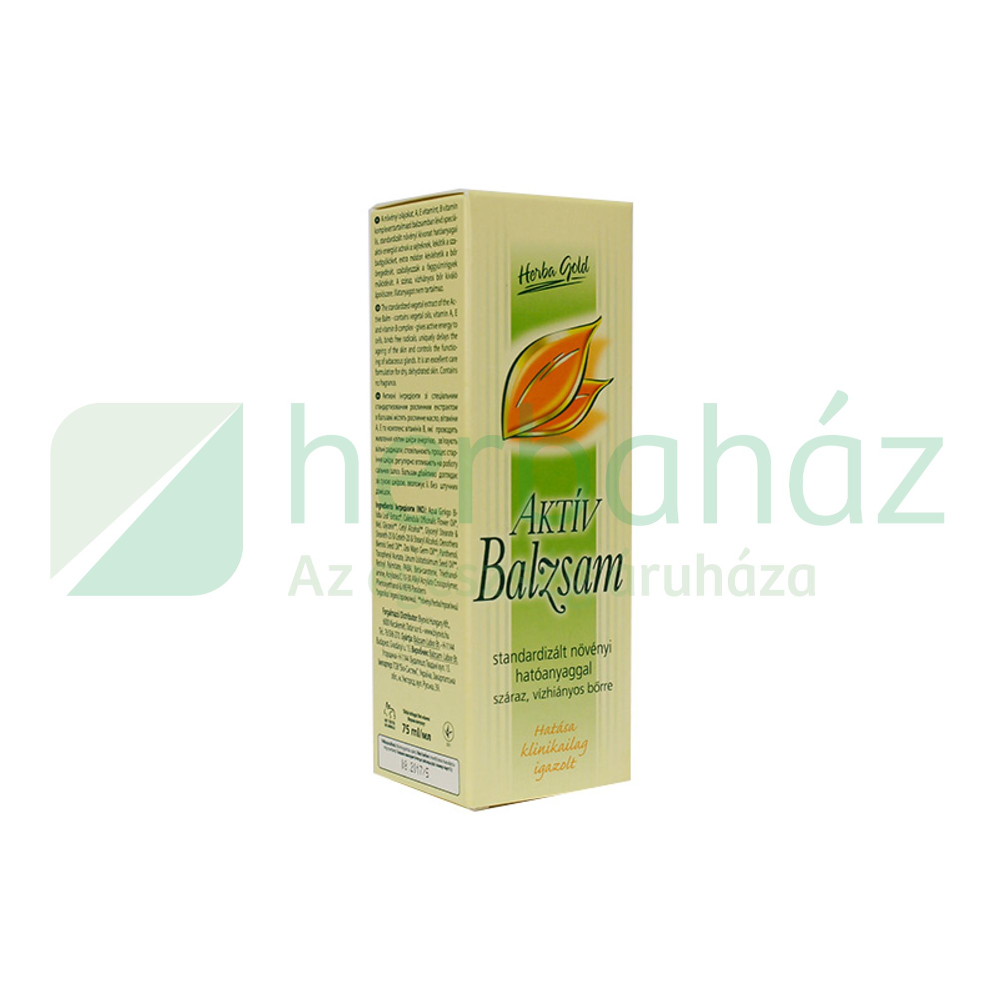 BIYOVIS HERBA GOLD AKTÍV BALZSAM 75ML