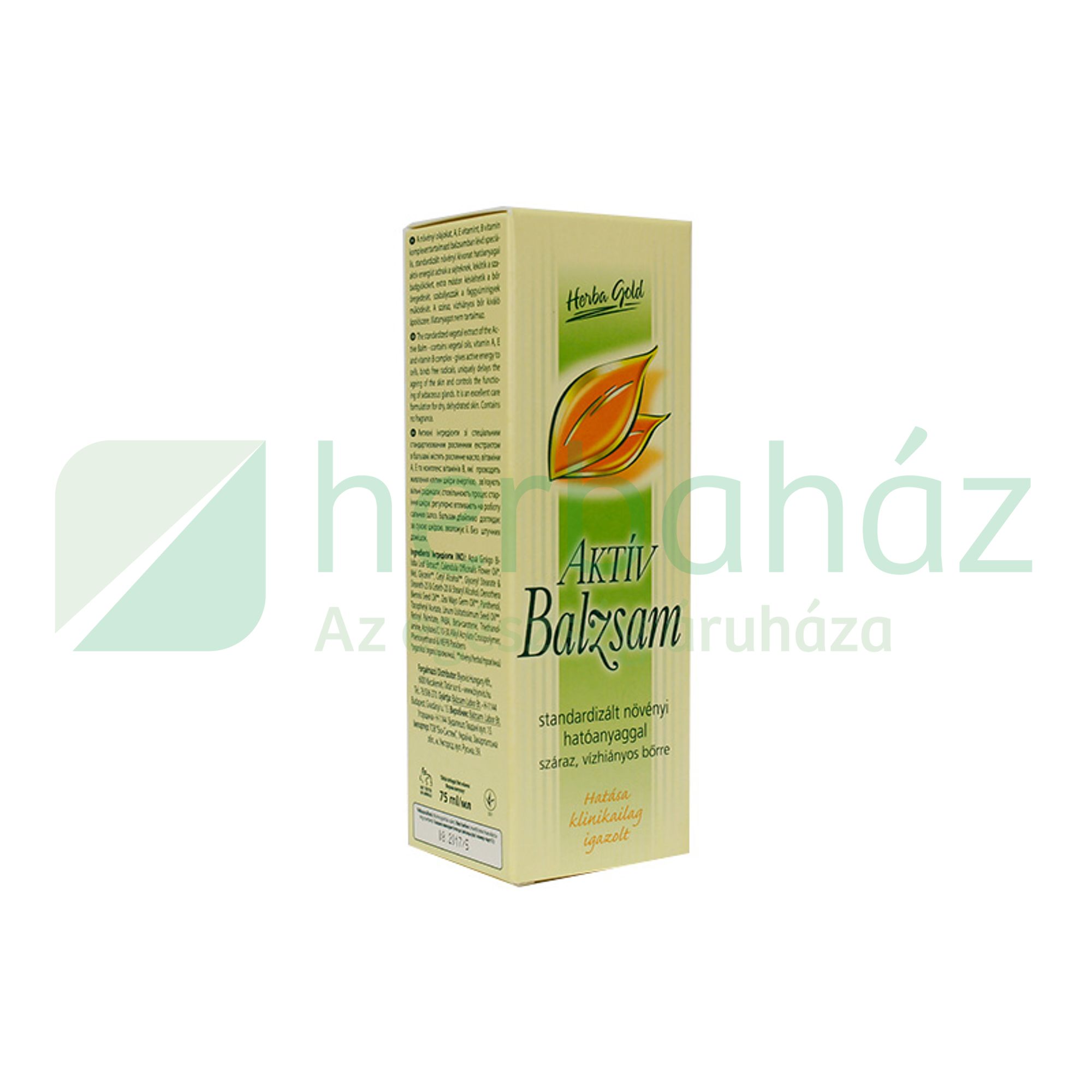 BIYOVIS HERBA GOLD AKTÍV BALZSAM 75ML