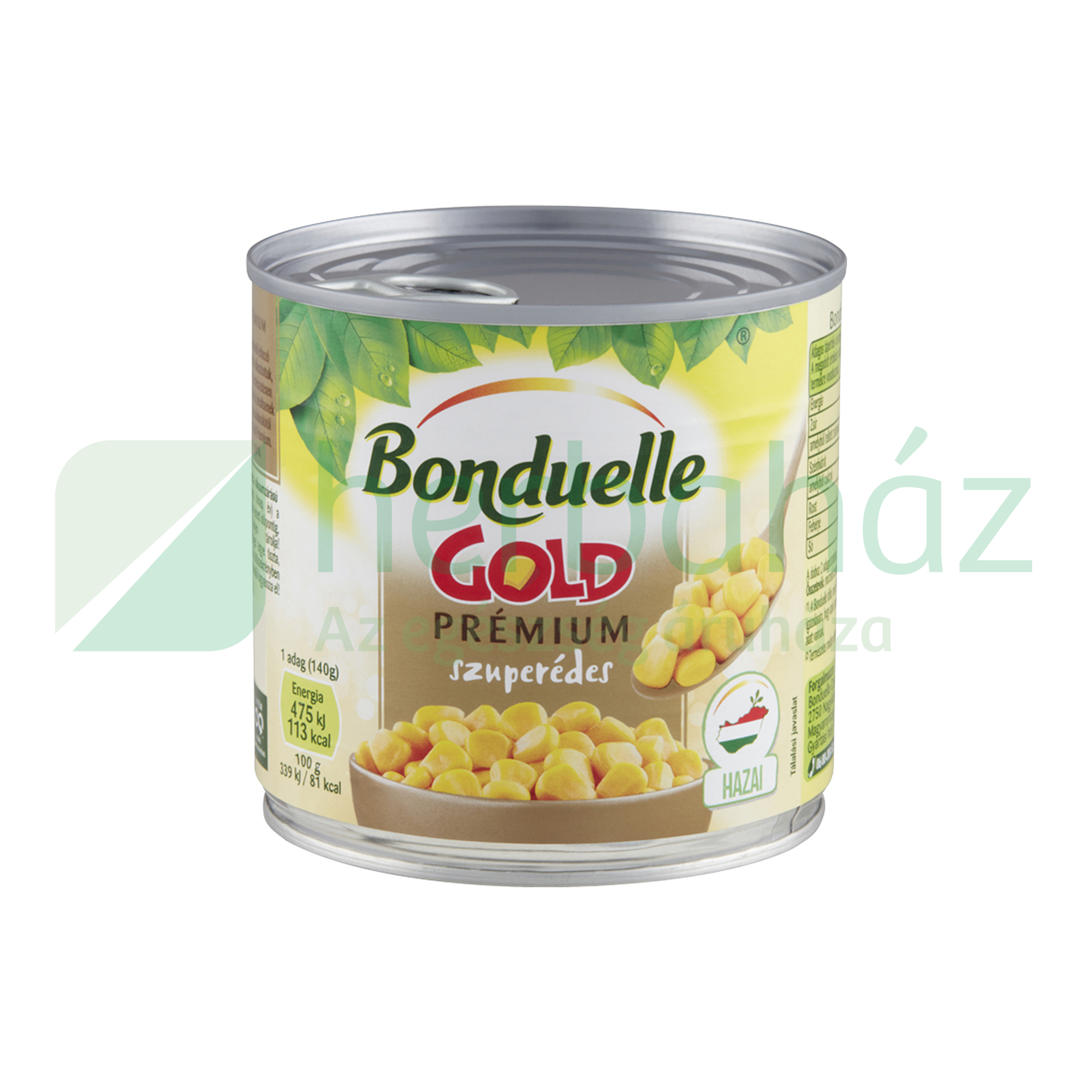 BONDUELLE GOLD PRÉMIUM SZUPERÉDES CSEMEGEKUKORICA 340G