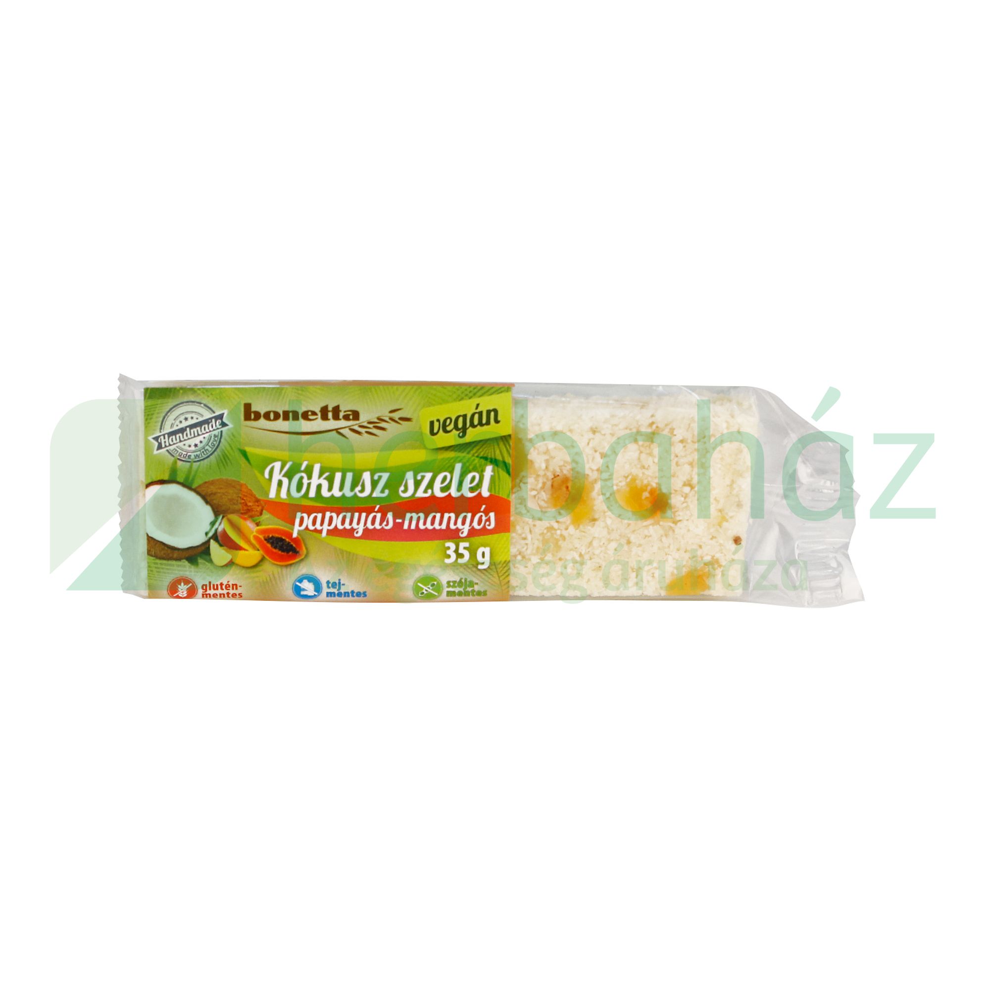 GLUTÉNMENTES BONETTA KÓKUSZSZELET PAPAYÁS-MANGÓS 35G