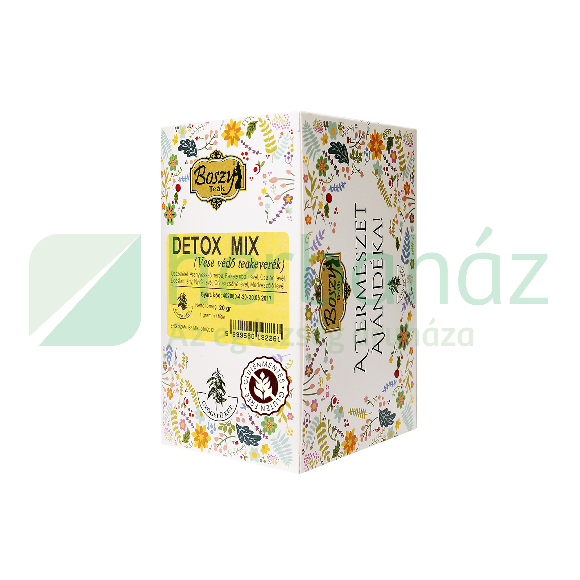 BOSZY DETOX MIX VESEVÉDŐ FILTERES TEAKEVERÉK 20DB
