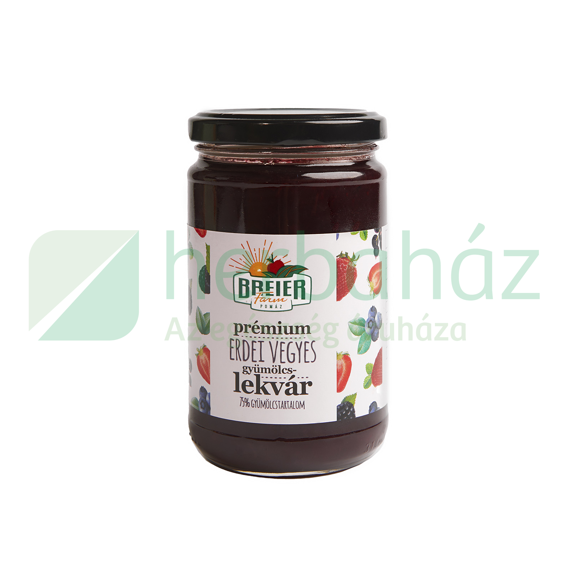 BREIER FARM PRÉMIUM ERDEI VEGYES GYÜMÖLCSLEKVÁR 75% GYÜMÖLCSTARTALOMMAL 300G