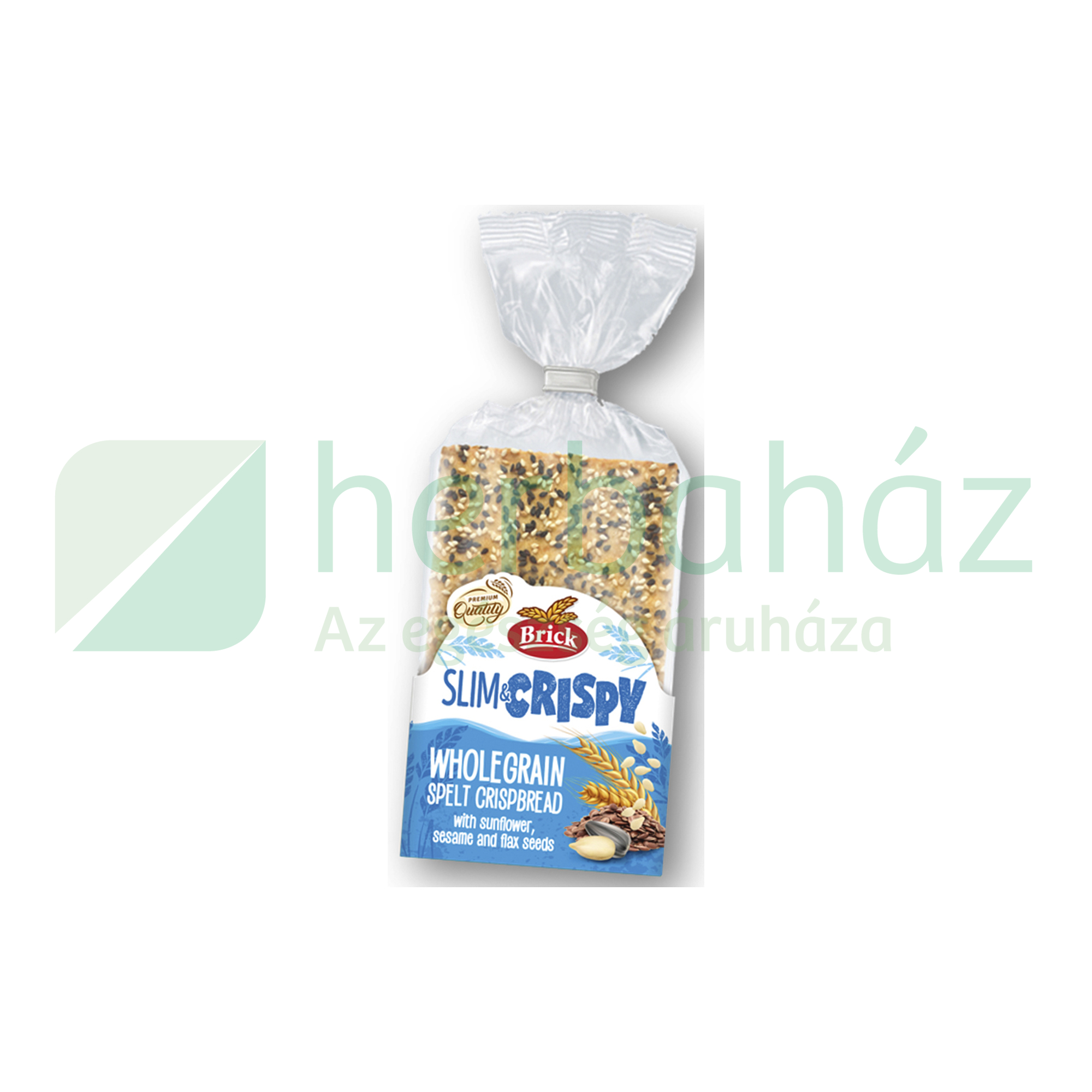 BRICK SLIM&CRISPY TELJES KIŐRLÉSŰ NAPROFORGÓ-, SZEZÁM- ÉS LENMAGGAL 130G