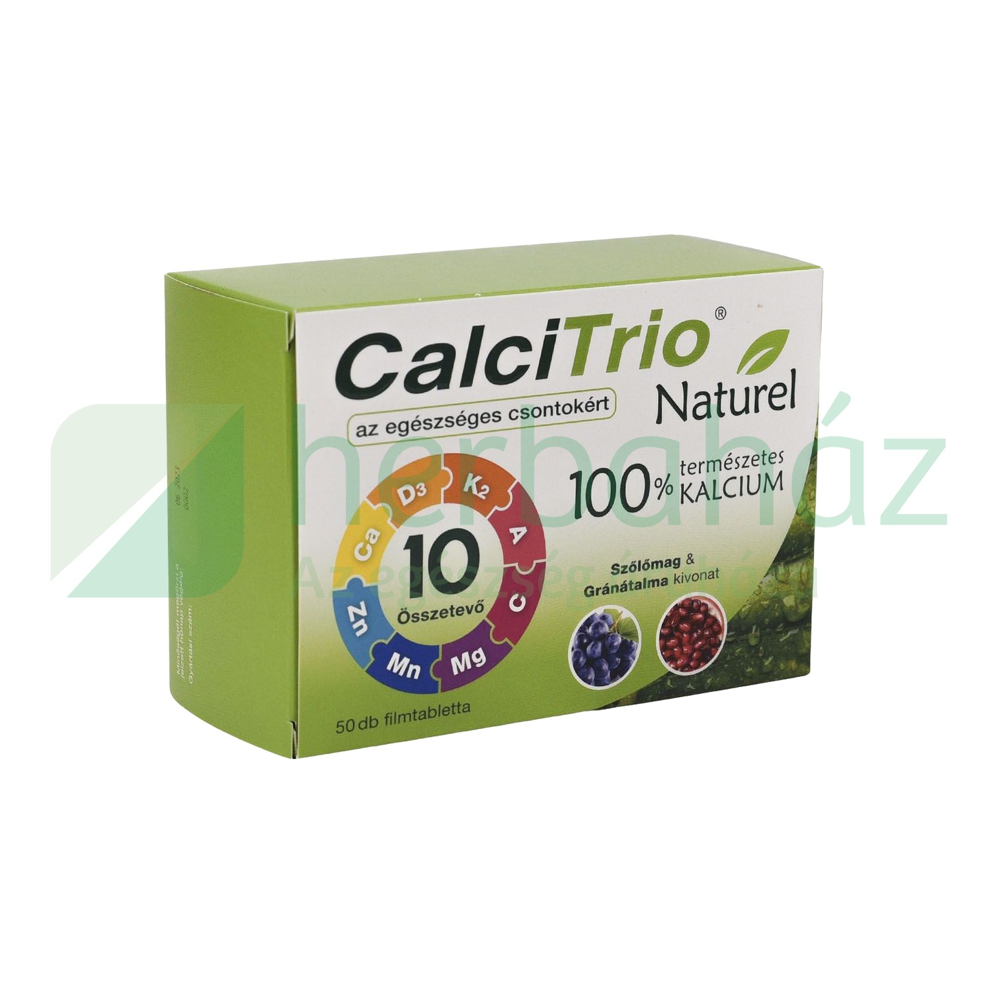 CALCITRIO NATUREL FILMTABLETTA 50DB