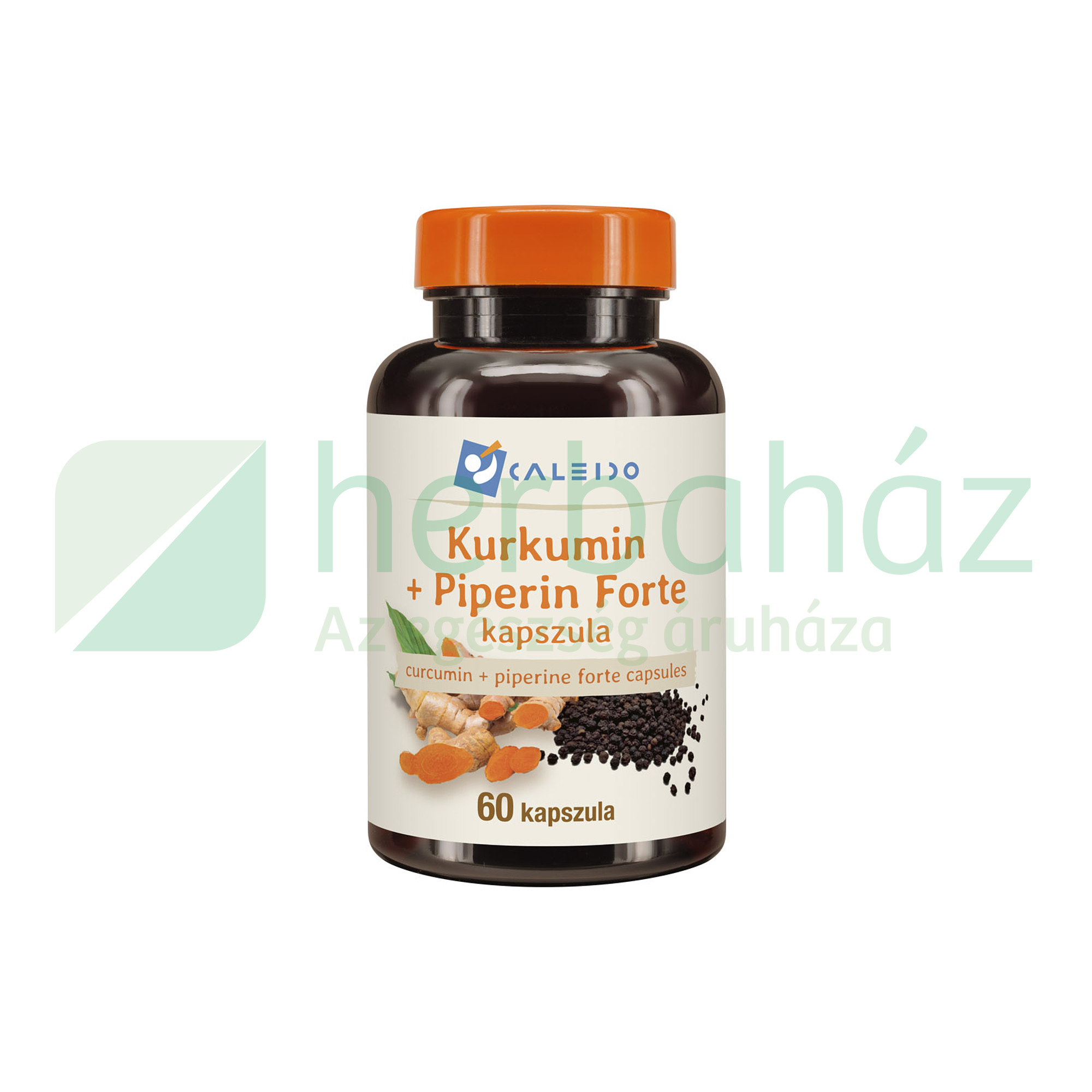 CALEIDO KURKUMIN + PIPERIN FORTE KAPSZULA 60DB