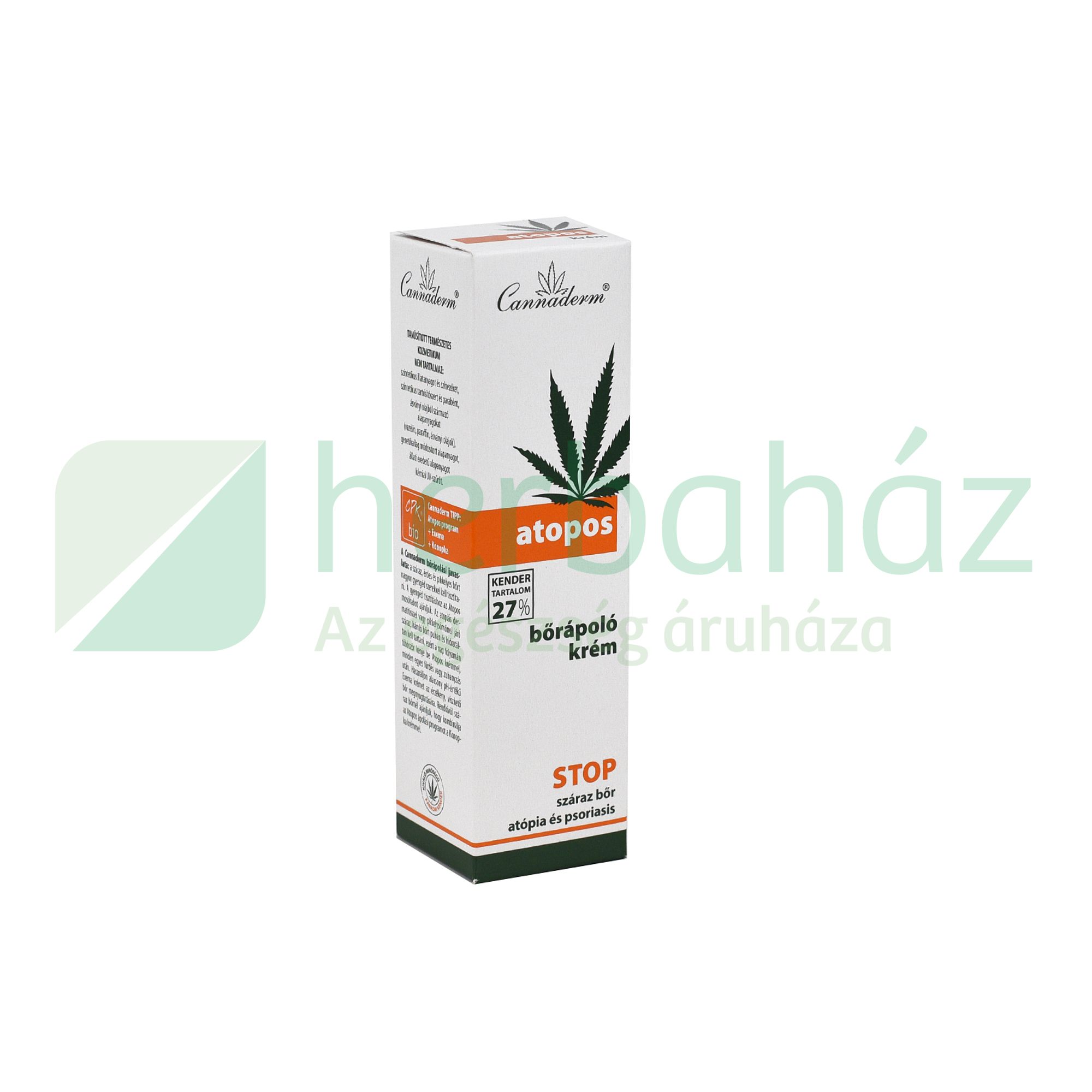 CANNADERM ATOPOS BŐRÁPOLÓ KRÉM 75G