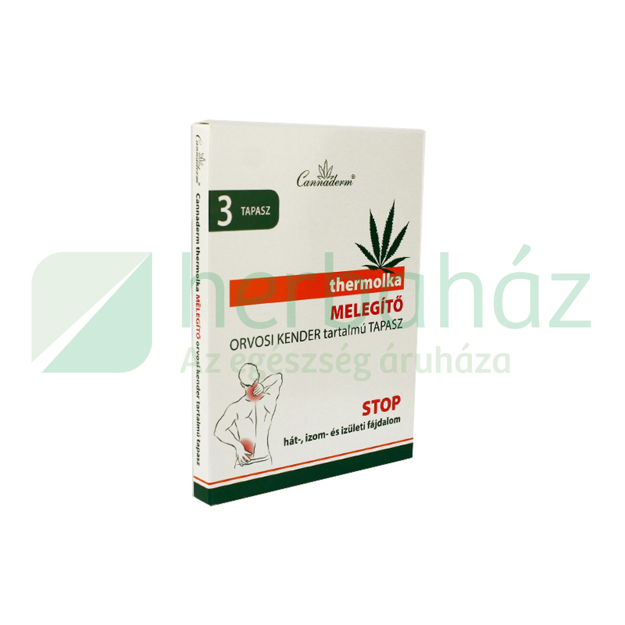 CANNADERM THERMOLKA MELEGÍTŐ TAPASZ 3DB