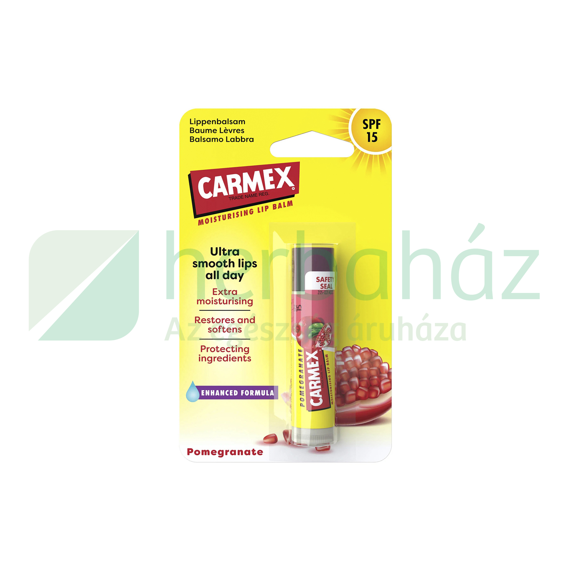 CARMEX AJAKÁPOLÓ STIFT - GRÁNÁTALMA 1DB