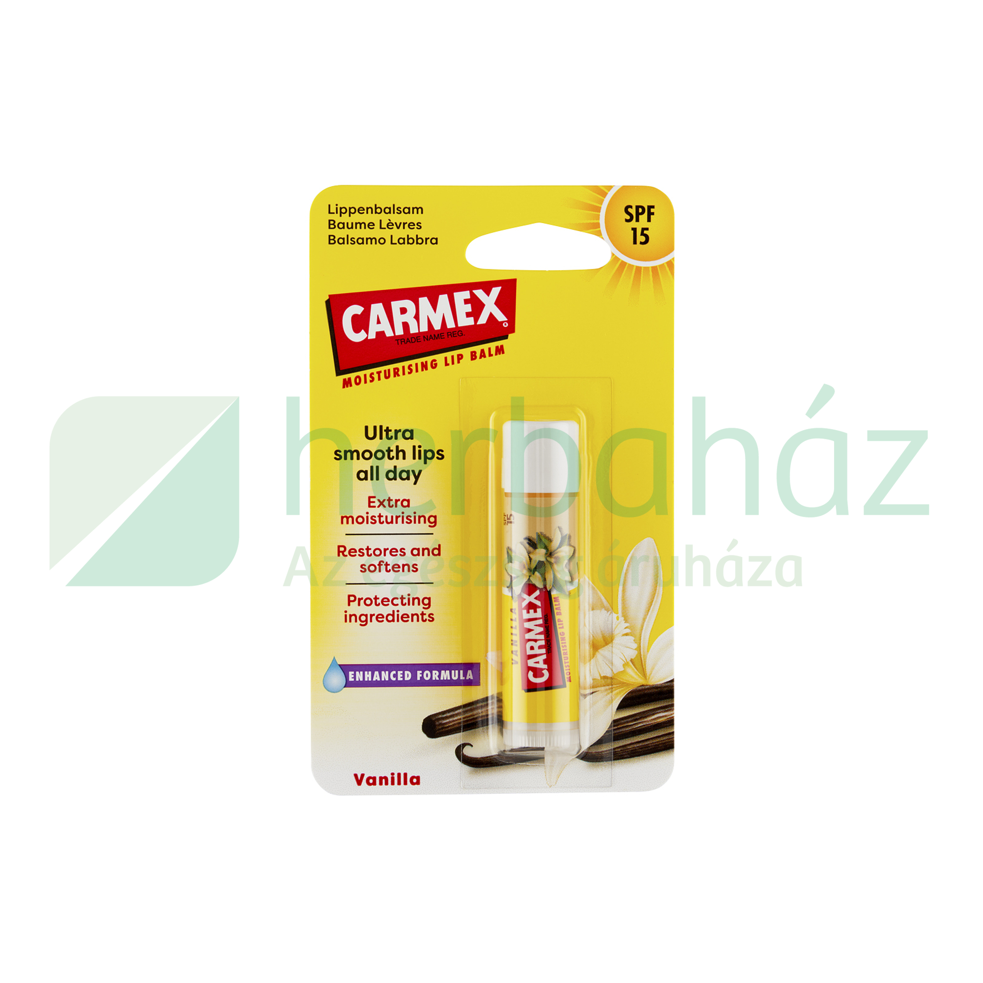 CARMEX AJAKÁPOLÓ STIFT VANÍLIÁS 4,25G