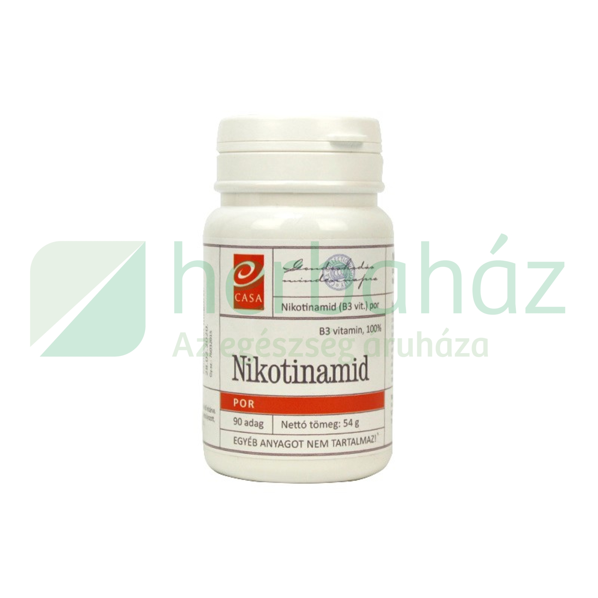 CASA NIKOTINAMID POR (B3-VITAMIN) 100%  54G