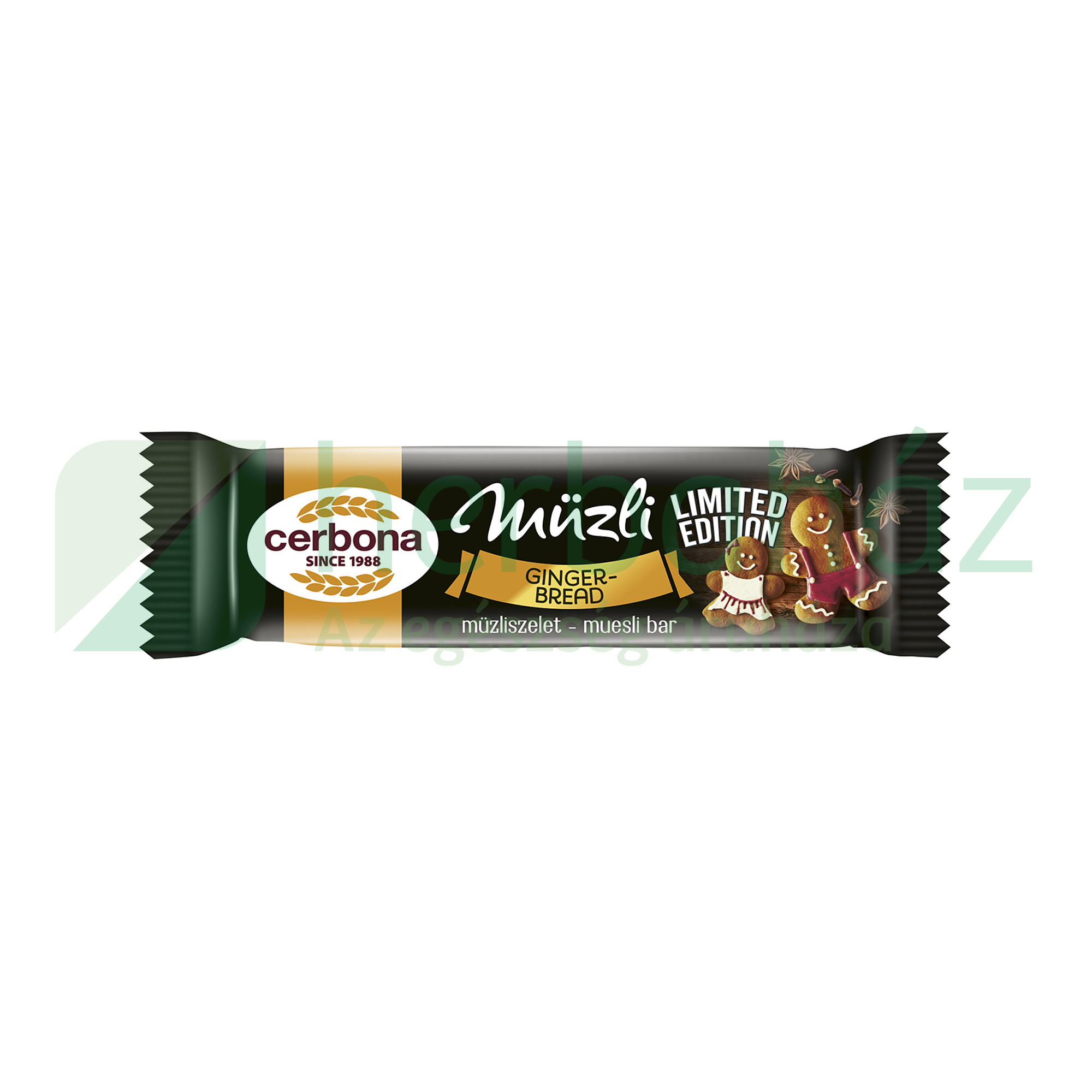 CERBONA MÜZLISZELET GINGERBREAD (MÉZESKALÁCS) LIMITED EDITION 20G