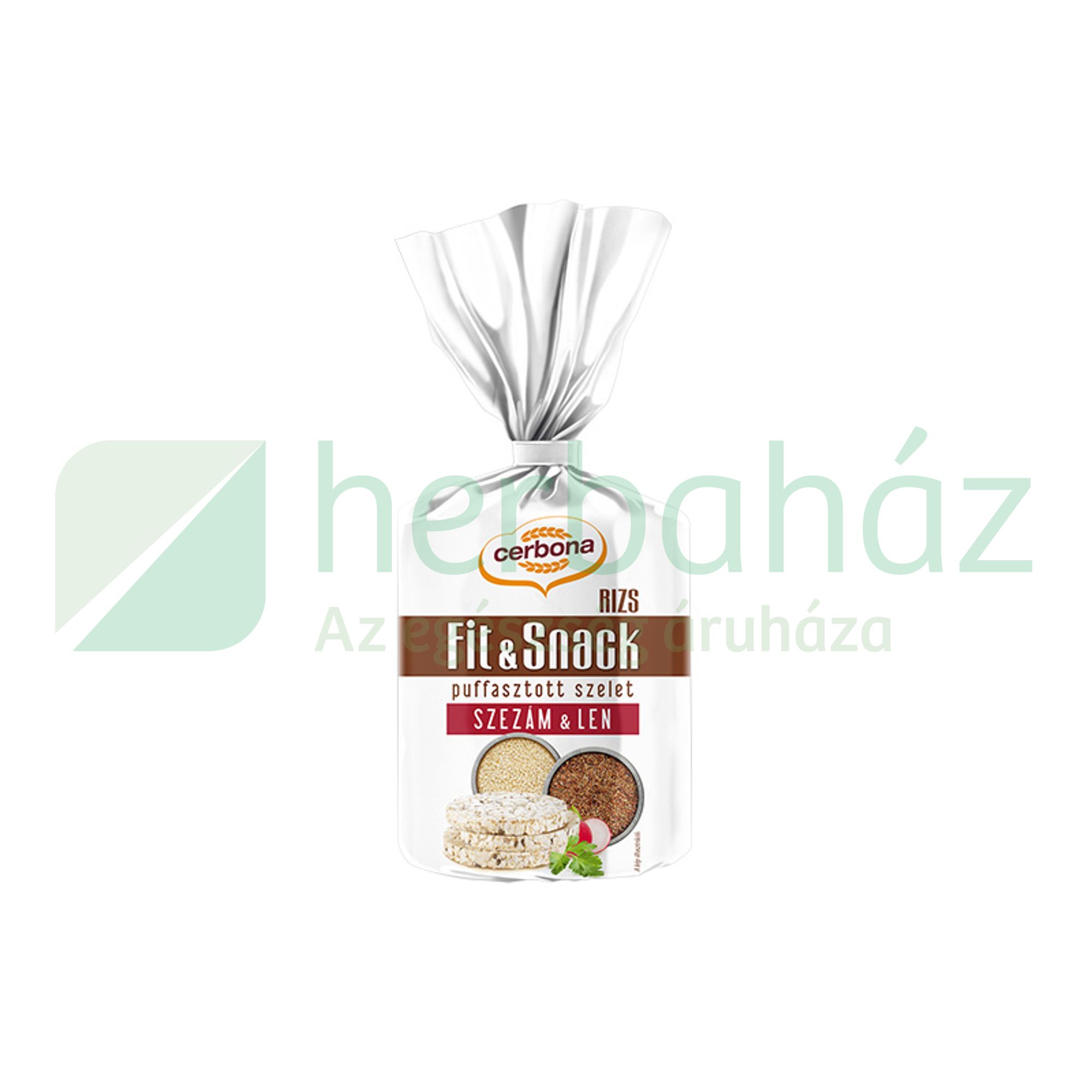 CERBONA RIZS-LEN-SZEZÁM SZELET 90G