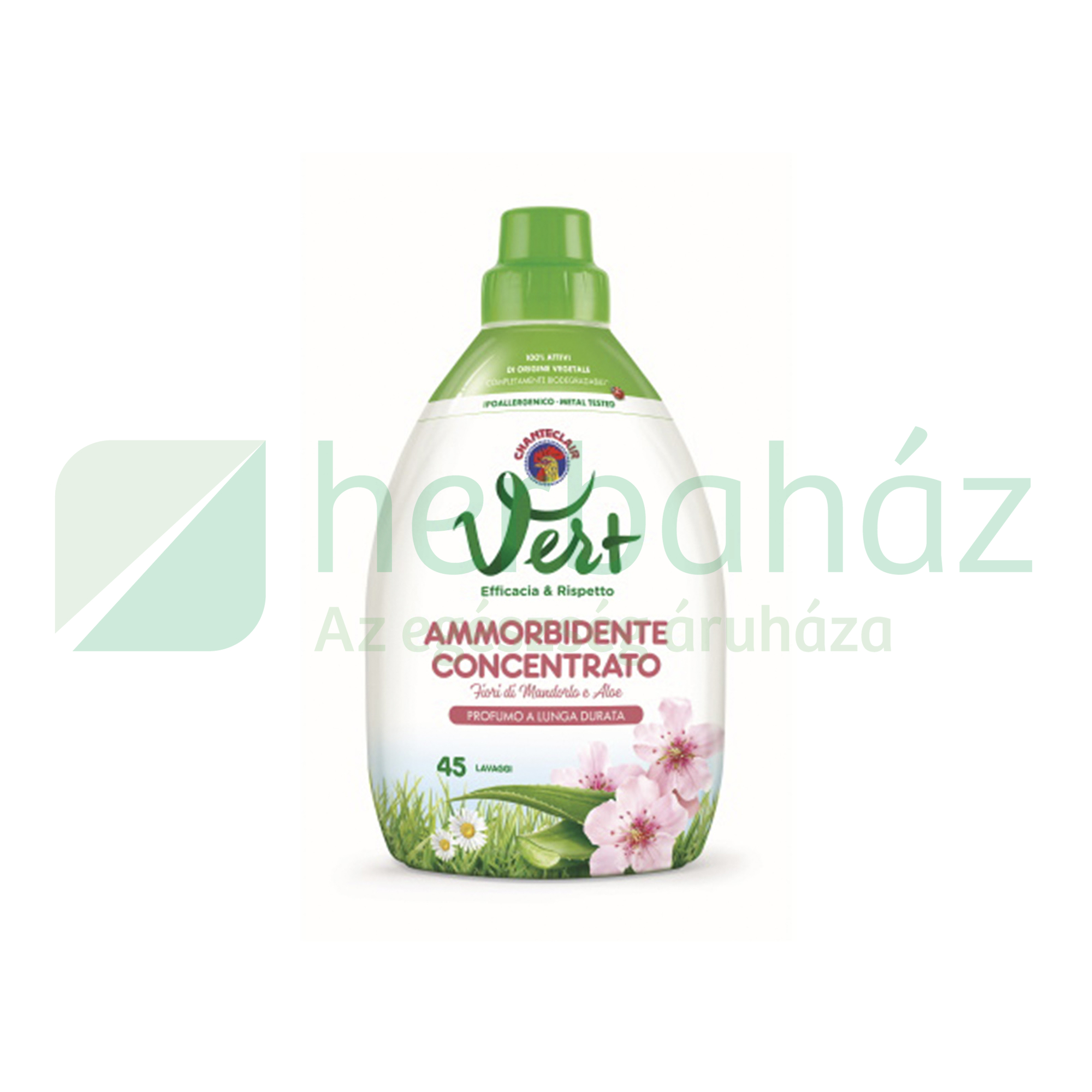 CHANTECLAIR VERT ÖKO ÖBLÍTŐ KONCENTRÁTUM ALOE ÉS MANDULAVIRÁG 45 MOSÁS 900ML