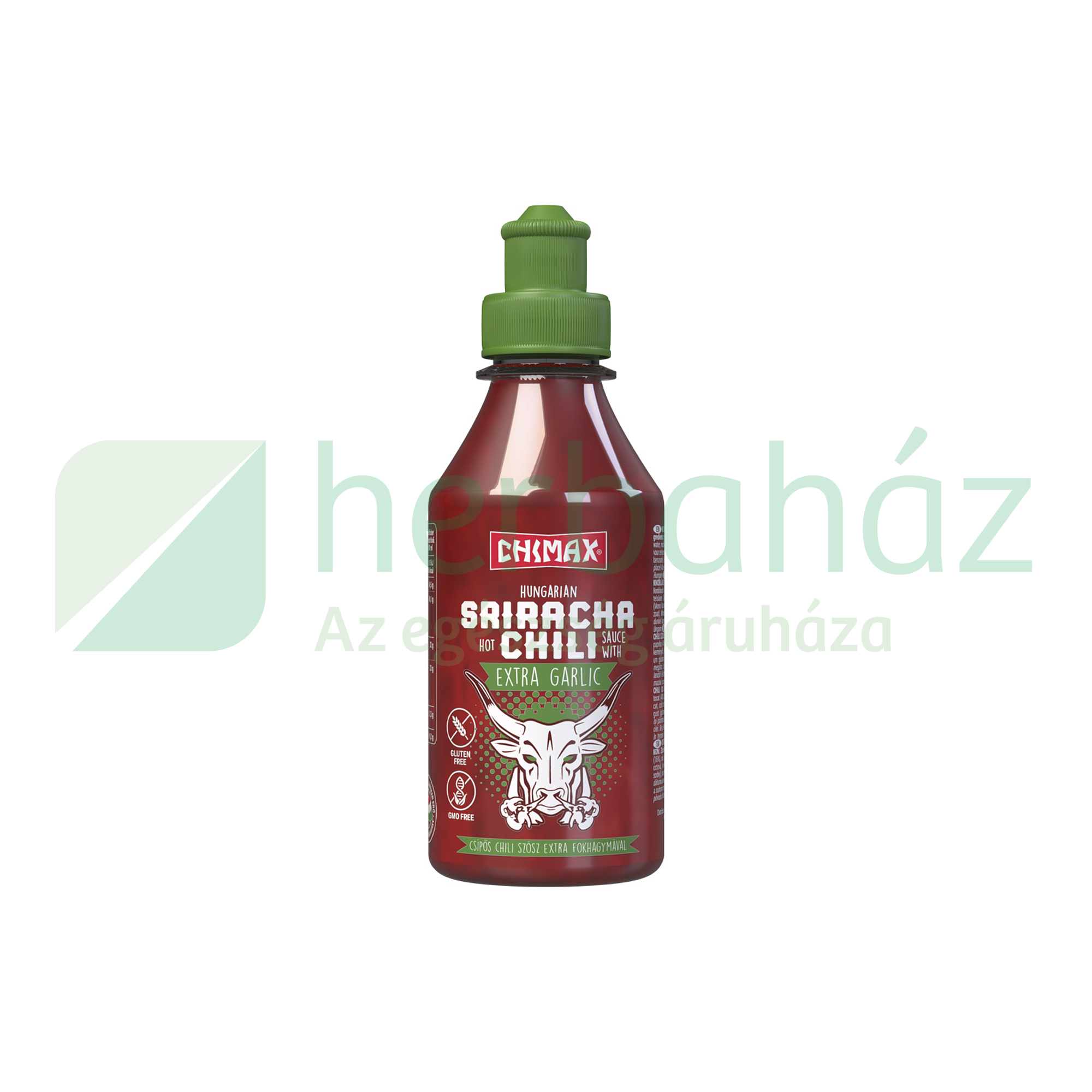 CHIMAX SRIRACHA CHILI SZÓSZ EXTRA FOKHAGYMÁVAL, CSÍPŐS 250ML