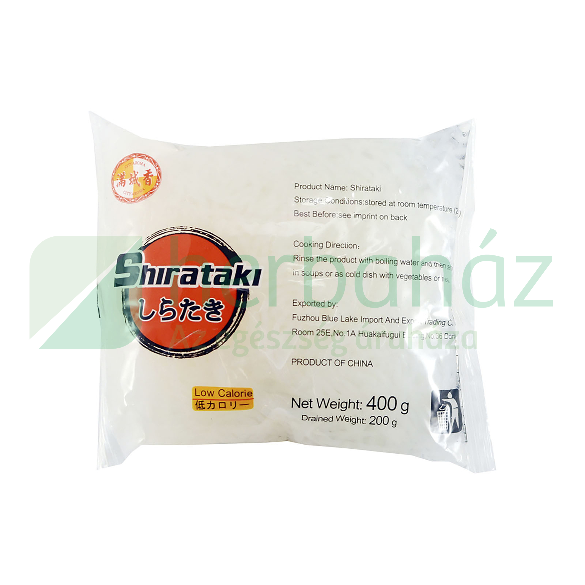 CITY AROMA SHIRATAKI CÉRNAMETÉLT TÉSZTA 400G