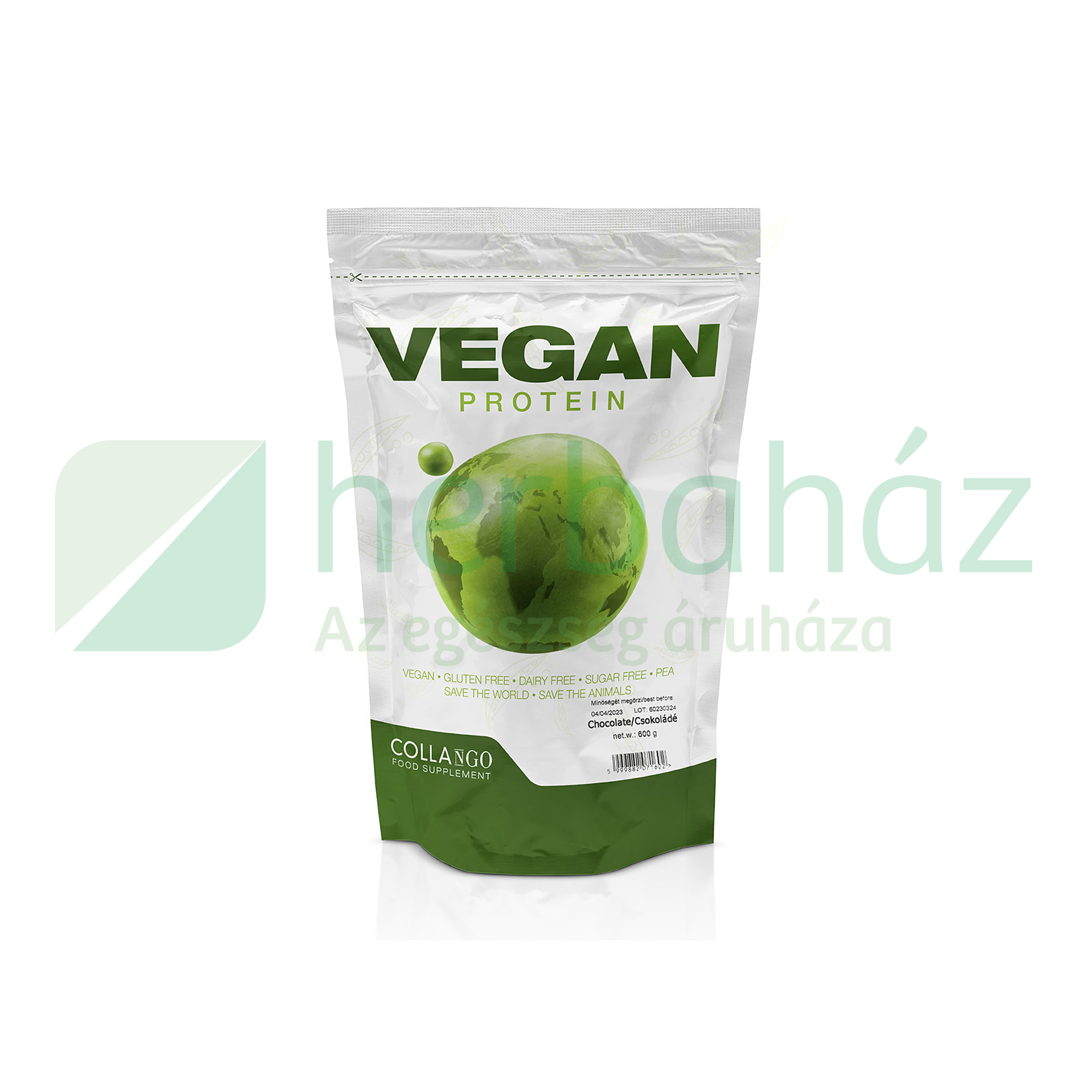 COLLANGO VEGAN PROTEIN POR CSOKOLÁDÉ 600G