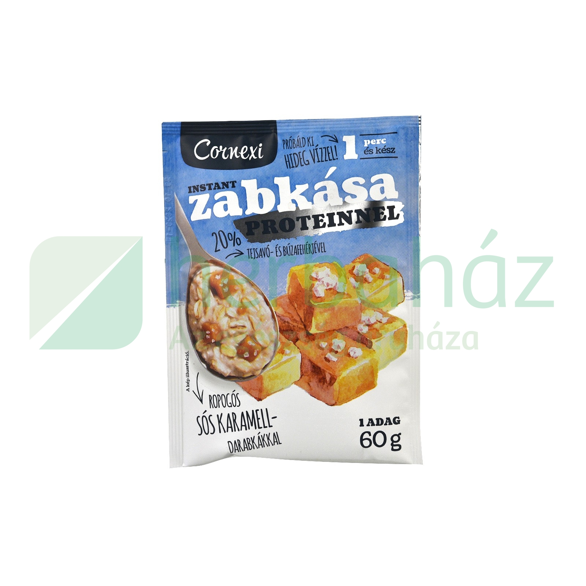 CORNEXI SÓS KARAMELLÁS PROTEINES ZABKÁSA 60G