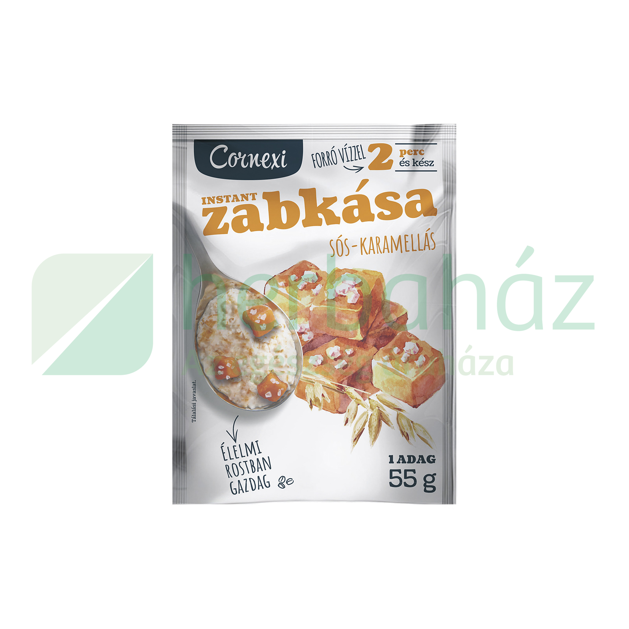 CORNEXI SÓS-KARAMELLÁS ZABKÁSA 55G