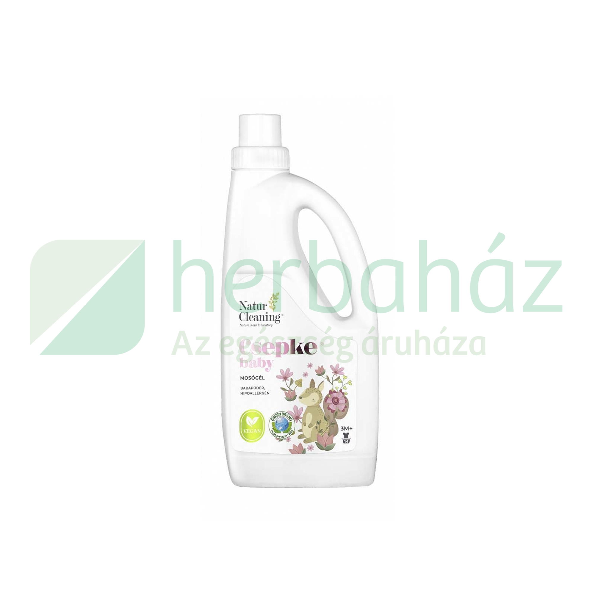 CSEPKE BABY 3M+ MOSÓGÉL BABAPÚDER ILLATTAL 1000ML