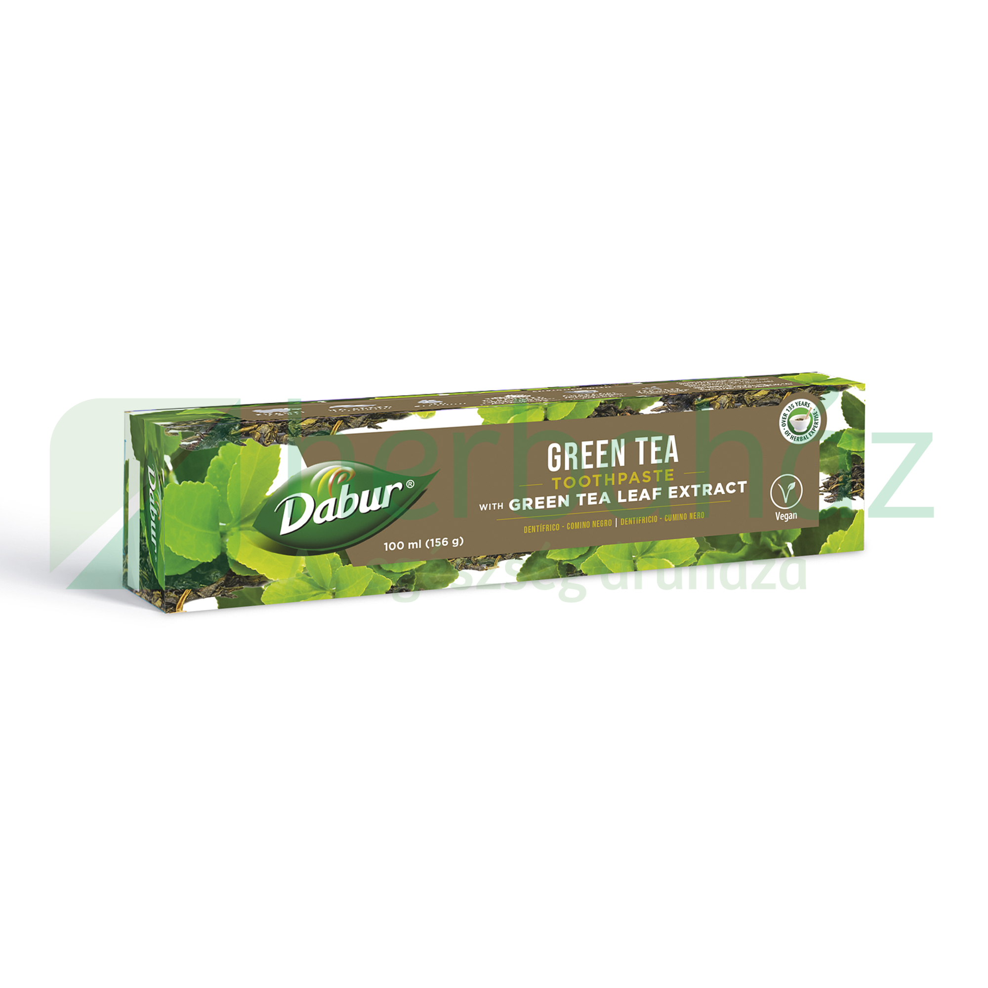 DABUR FLUORIDMENTES ZÖLD TEA FOGKRÉM ZÖLDTEA LEVÉL KIVONATTAL 100ML