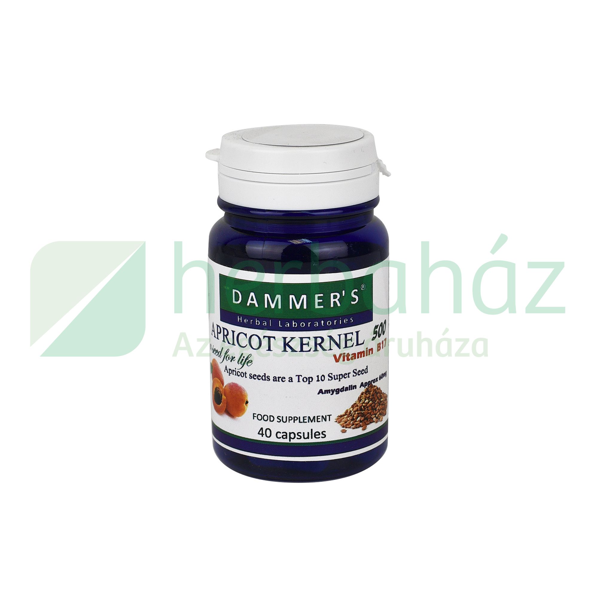 DAMMERS APRICOT KERNEL SÁRGABARACKMAG KAPSZULA 40DB