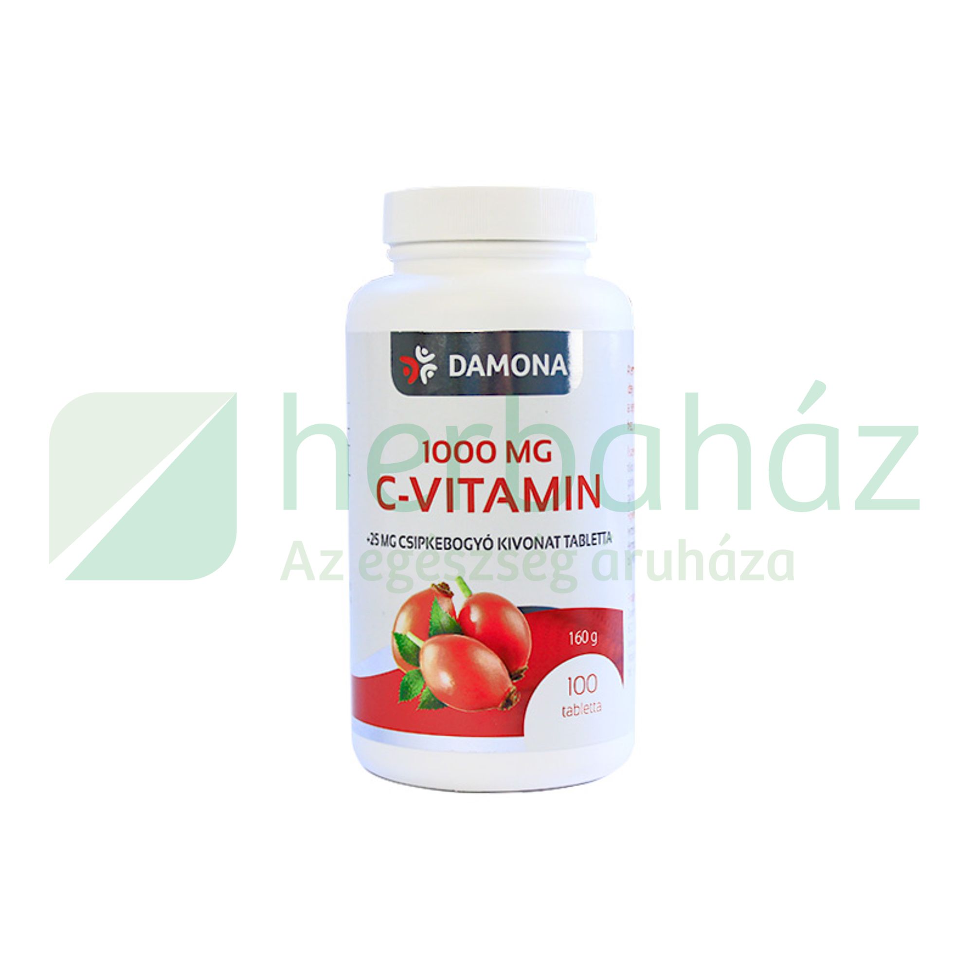 DAMONA C- VITAMIN 1000MG+CSIPKEBOGYÓ TABLETTA 100DB