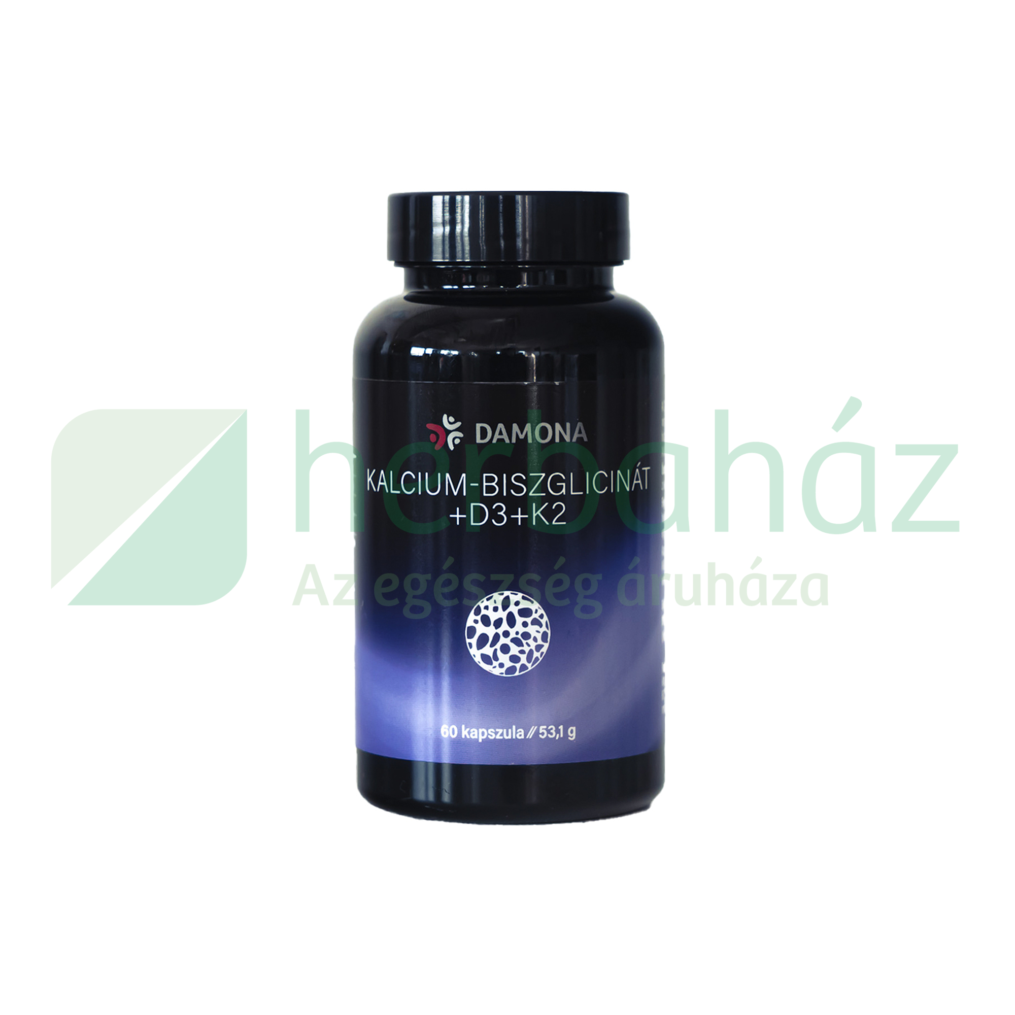 DAMONA KALCIUM BISZGLICINÁT + D3 +K2 KAPSZULA 60DB